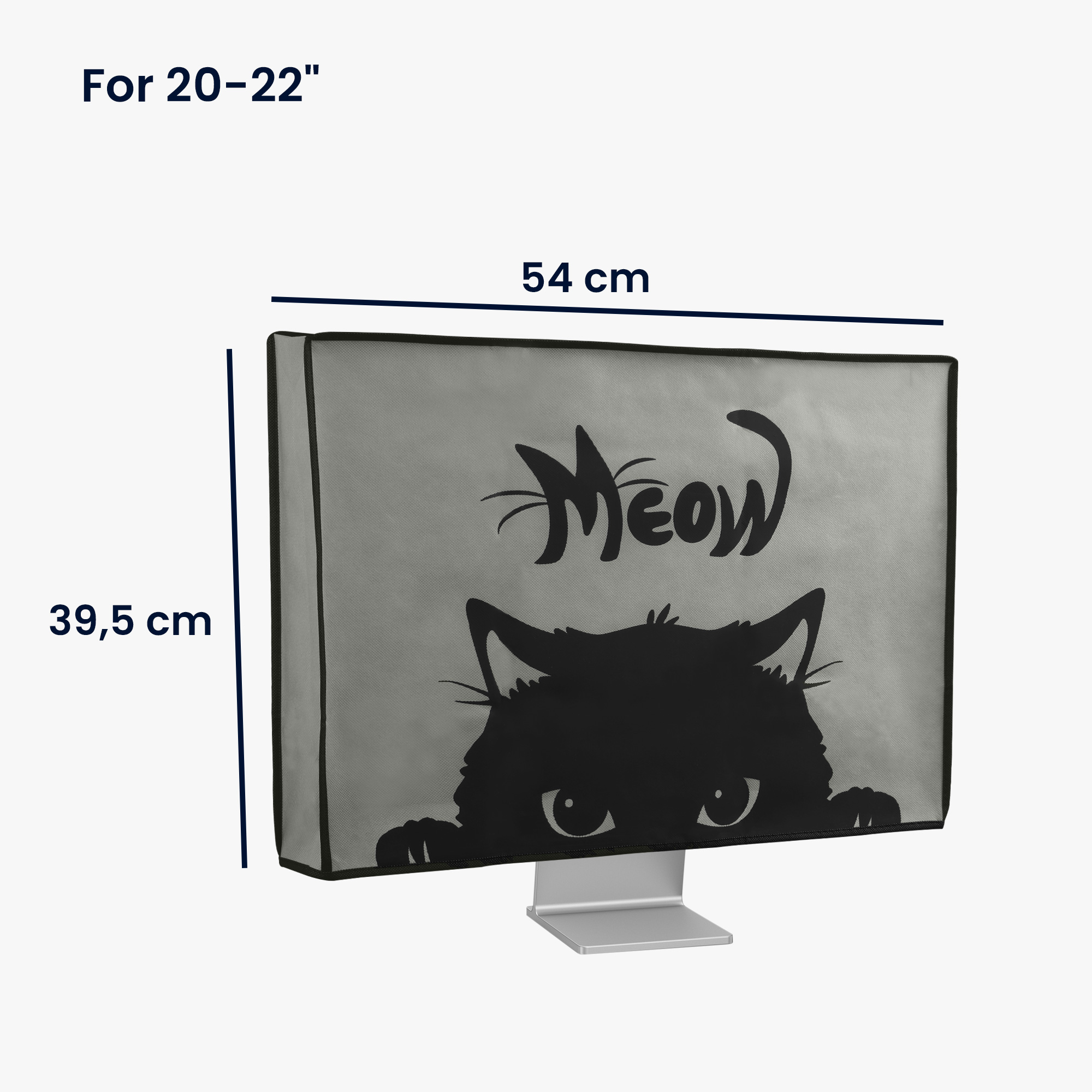 Obal na monitor 20-22" kwmobile motiv kočky