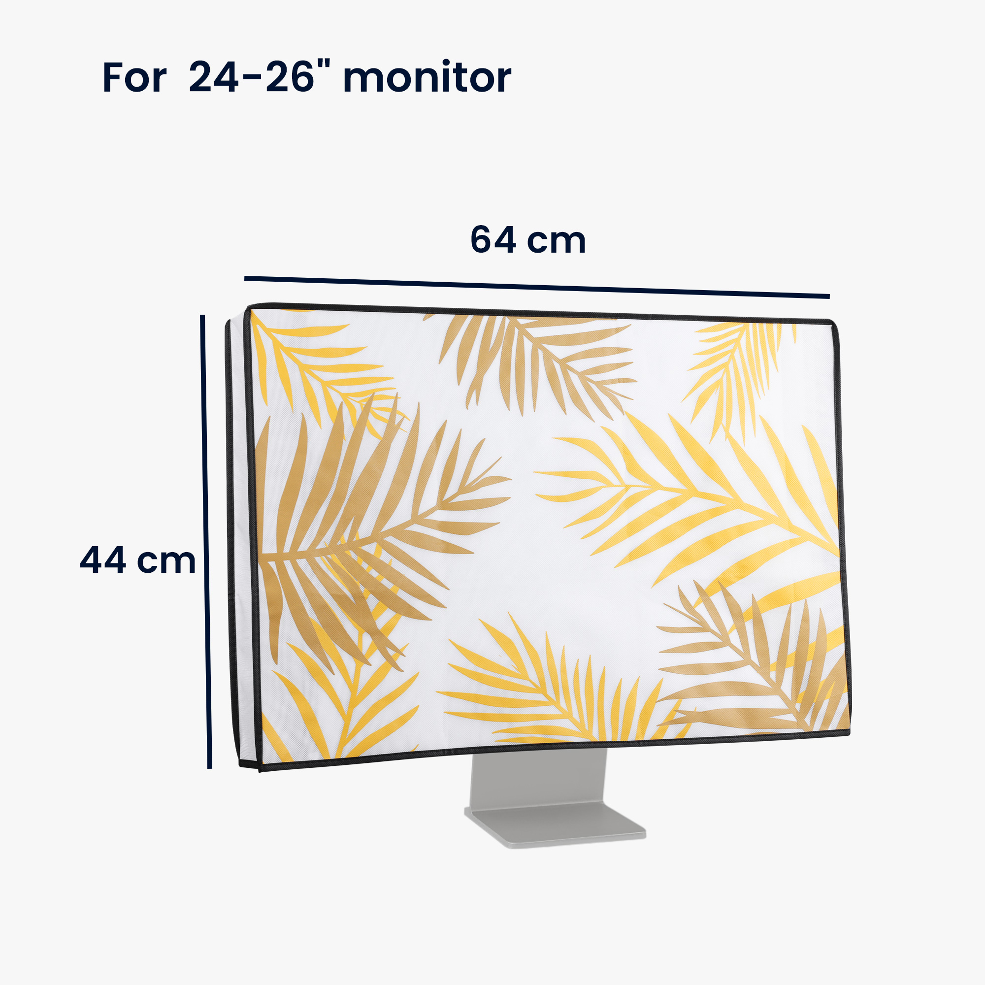 Obal na monitor 24-26" kwmobile motiv palmových listů