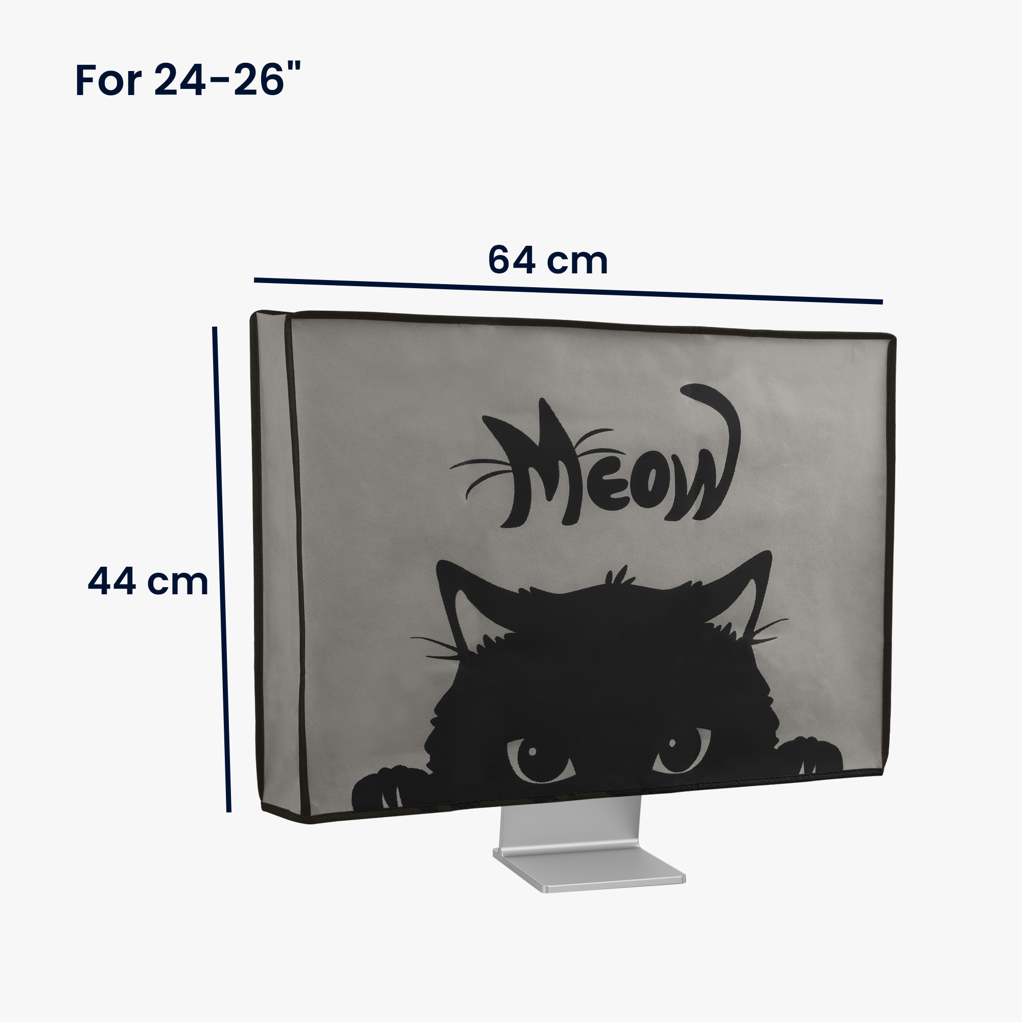Obal na monitor 24-26" kwmobile motiv kočky