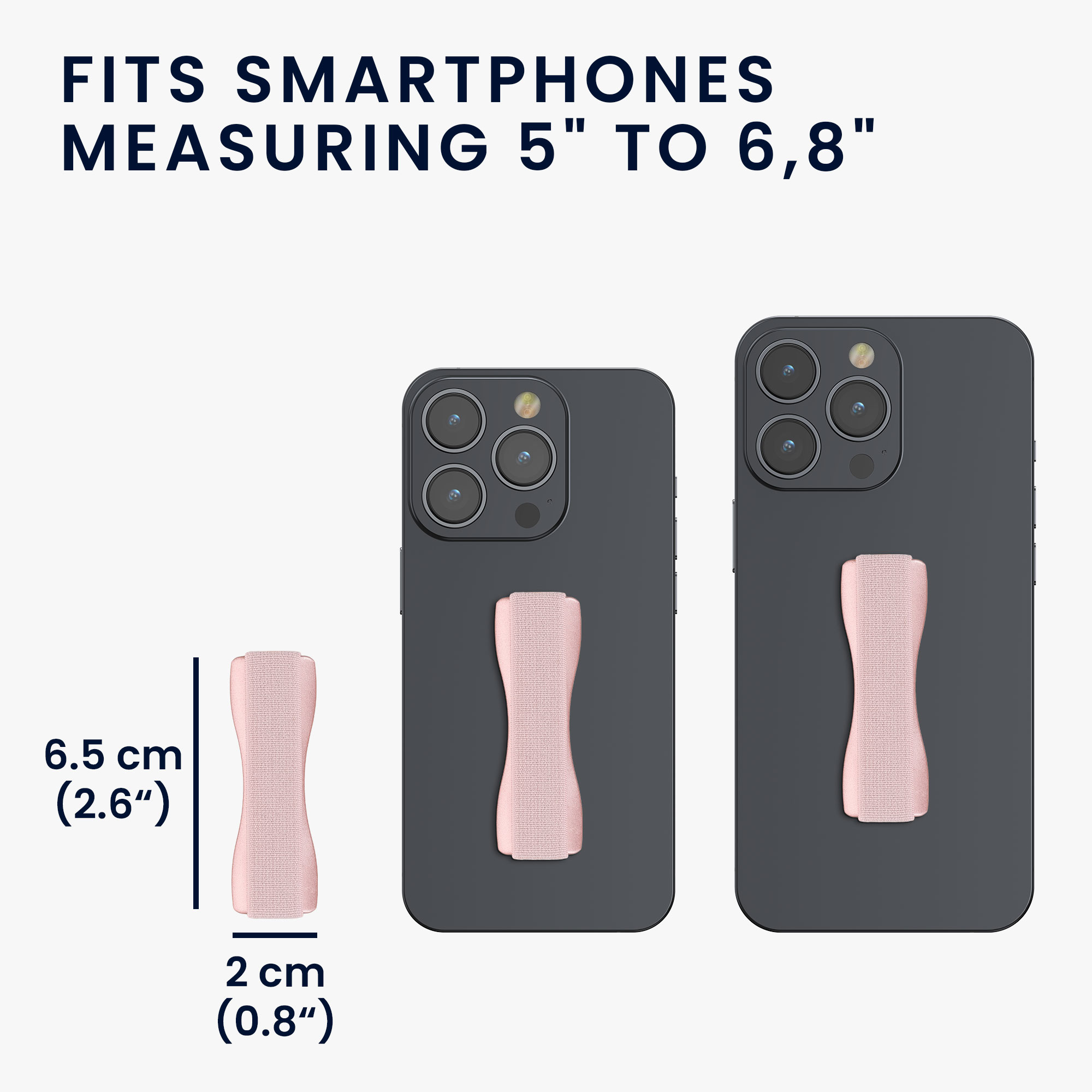 3x Řemínek Phones kwmobile - růžová / tmavě růžová / růžově zlatá