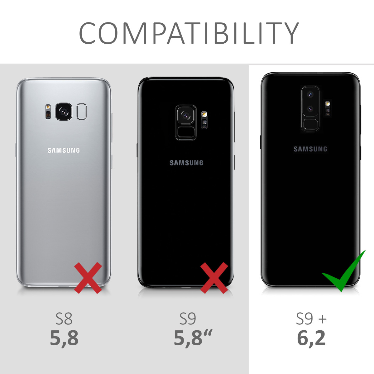 Kryt na mobil Galaxy S9 Plus kwmobile matně černý