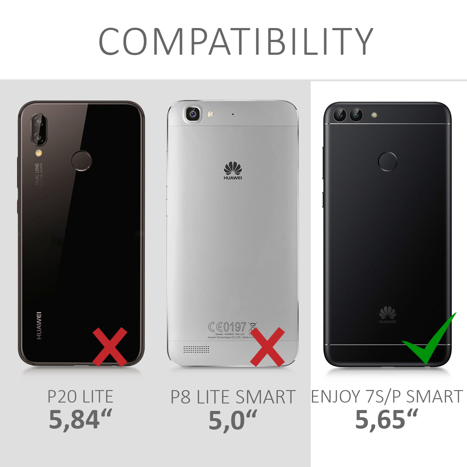 Kryt na mobil Huawei Enjoy 7S / P Smart (2017) kwmobile TPU levandulová