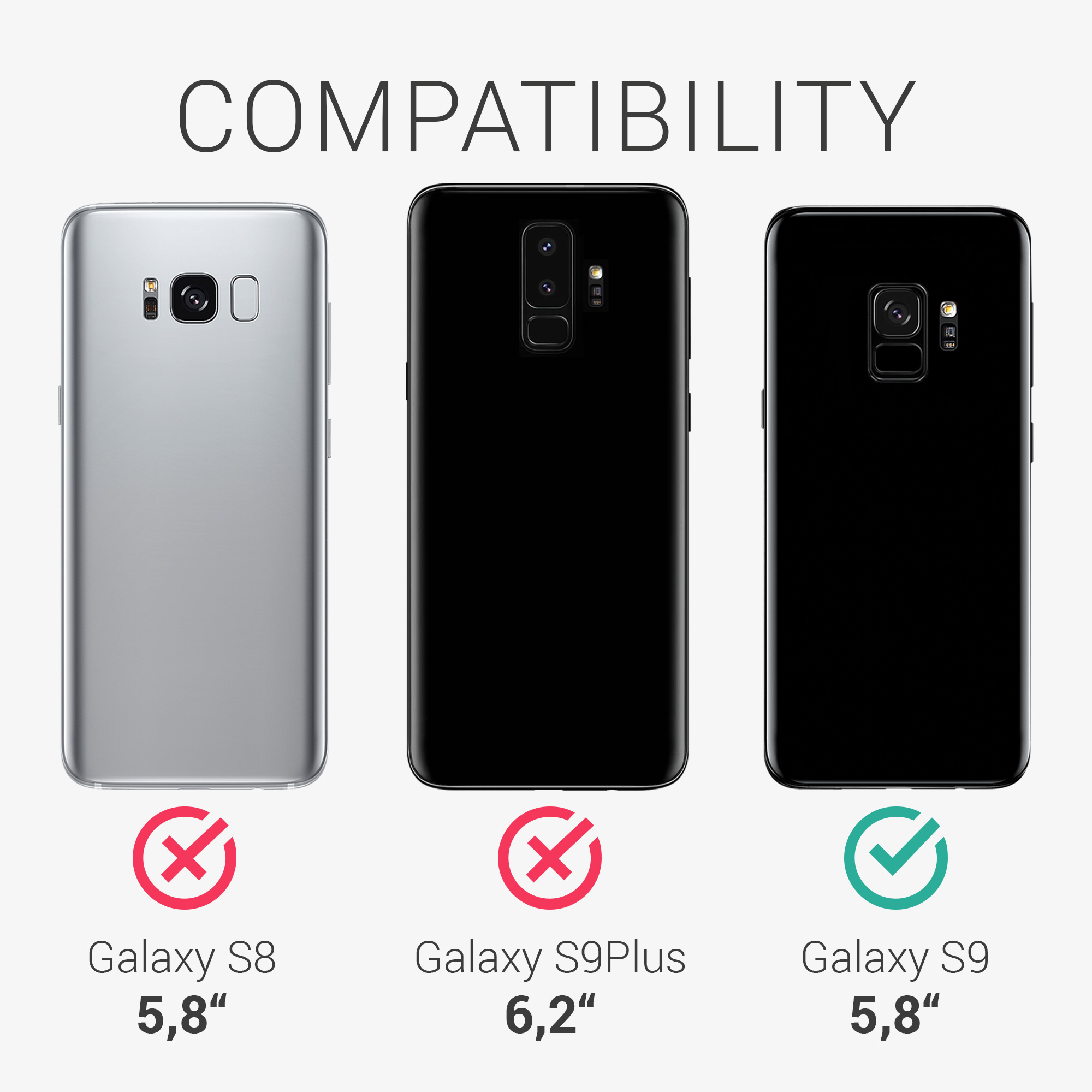Kryt na mobil Samsung Galaxy S9 kwmobile matná světle růžová