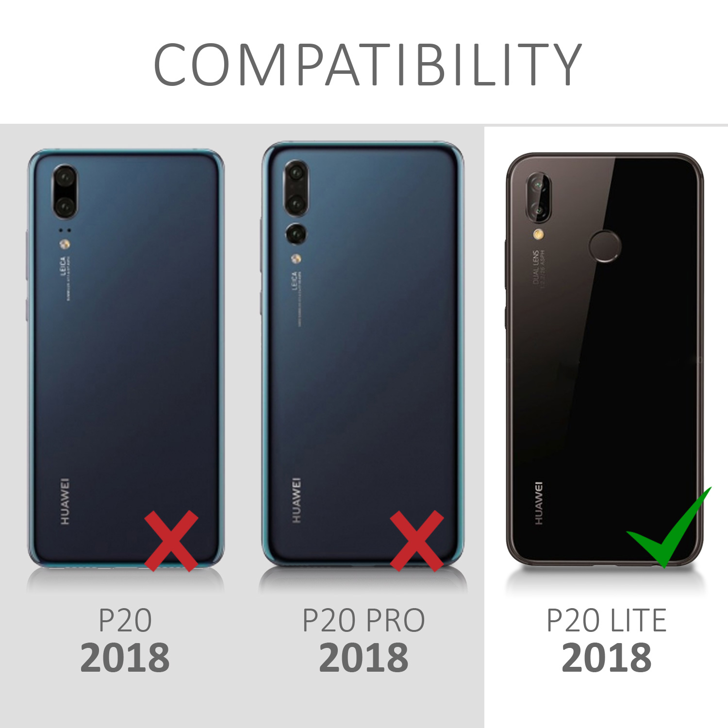 Kryt kwmobile Huawei P20 Lite, mechově zelená