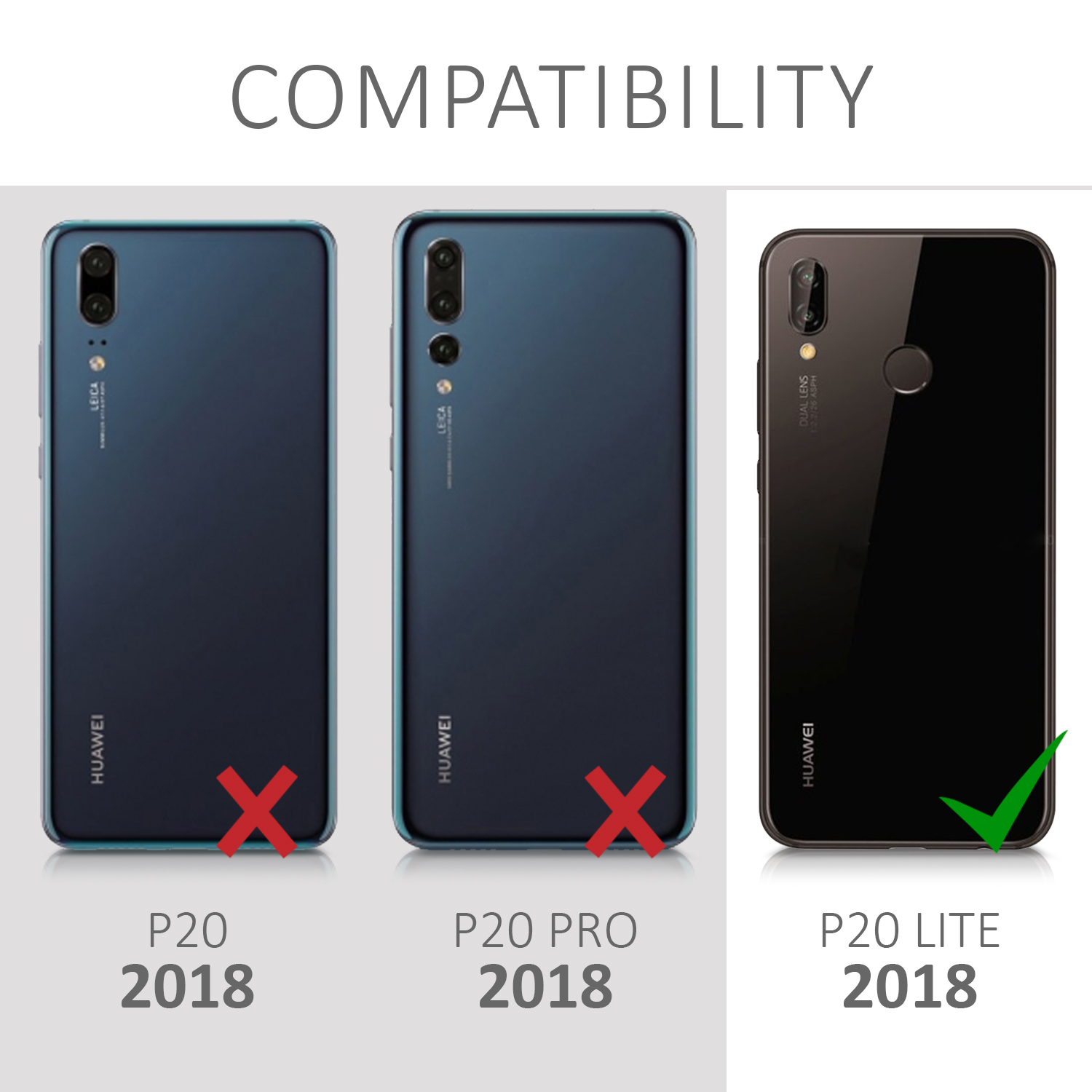 Kryt kwmobile Huawei P20 Lite, chladná mátová