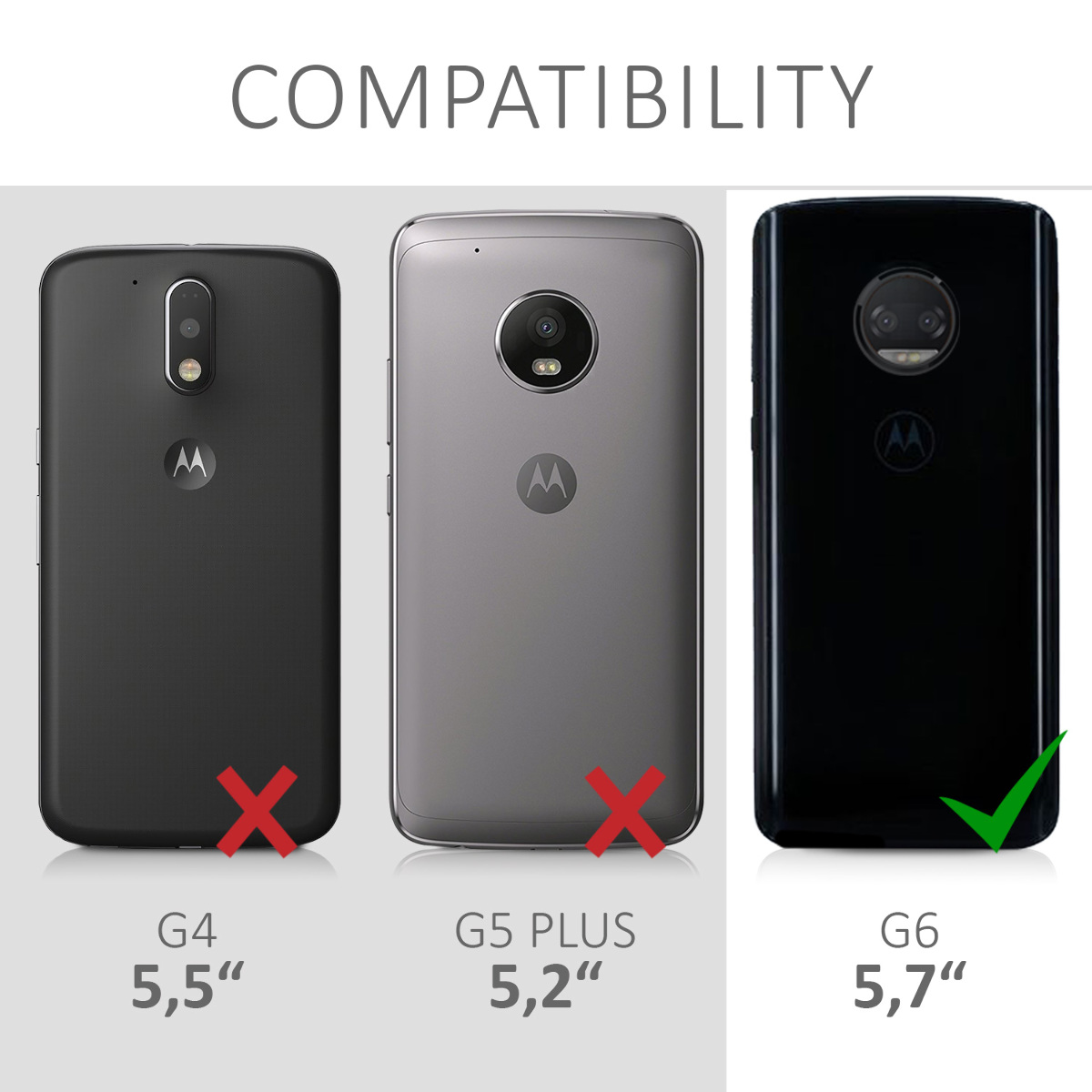 Transparentní kryt kwmobile pro Motorola Moto G6 - Transparentní
