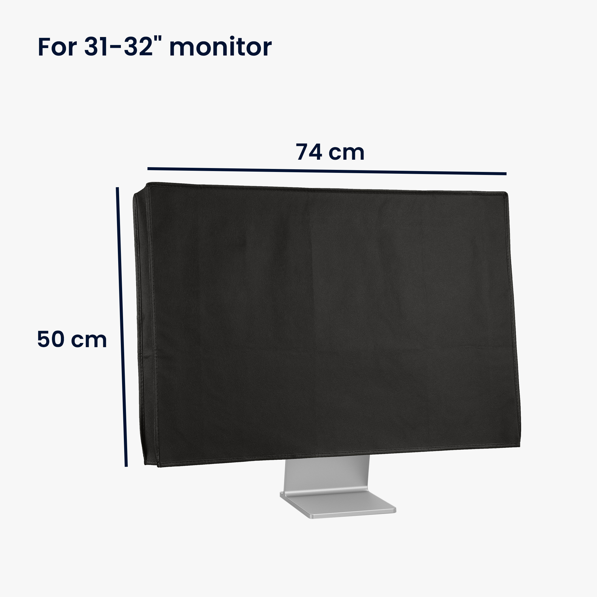 Protiprašný kryt monitoru kwmobile 31-32" černá