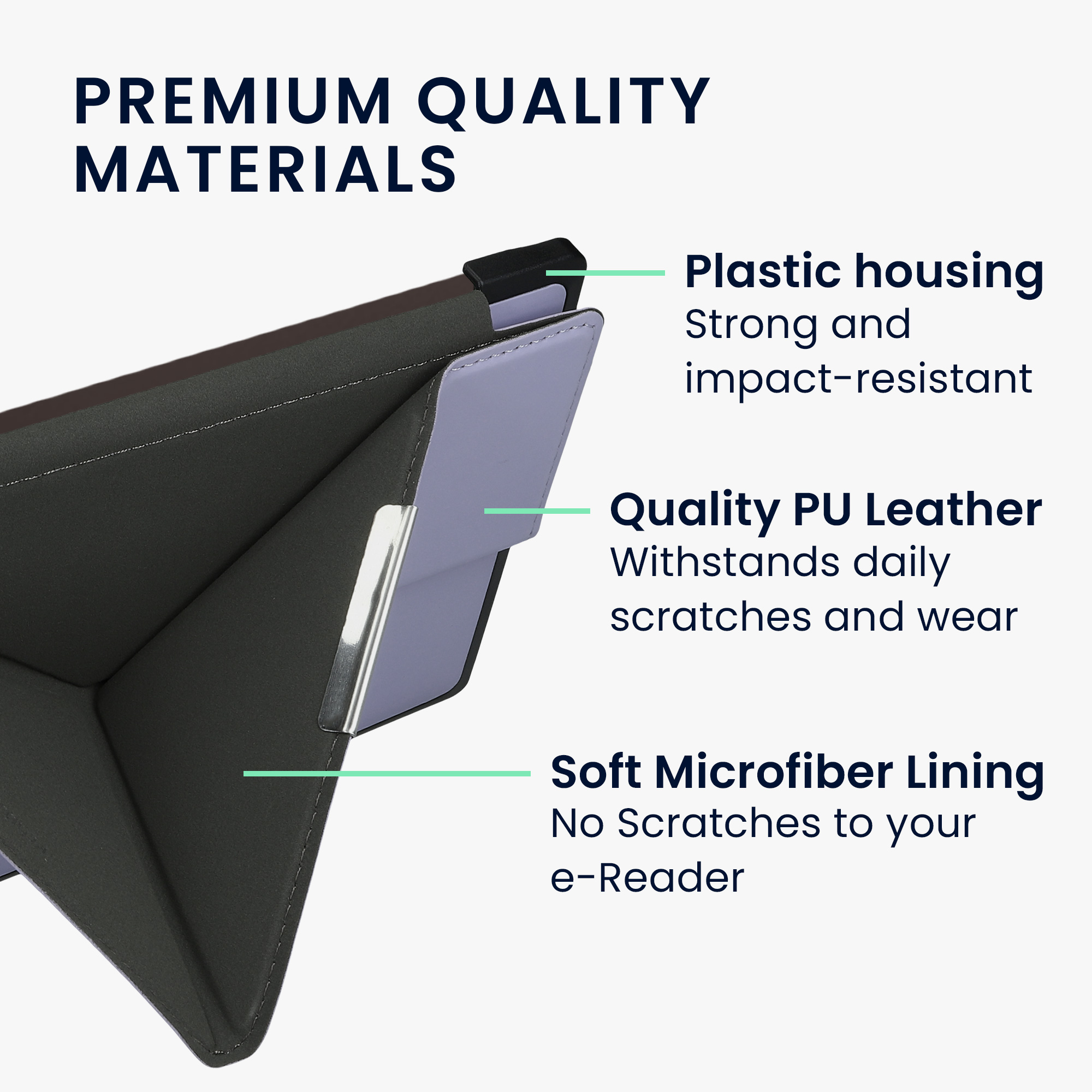 Pouzdro na čtečku kwmobile pro Pocketbook InkPad 3 / 3 Pro / Color /… - levandulová