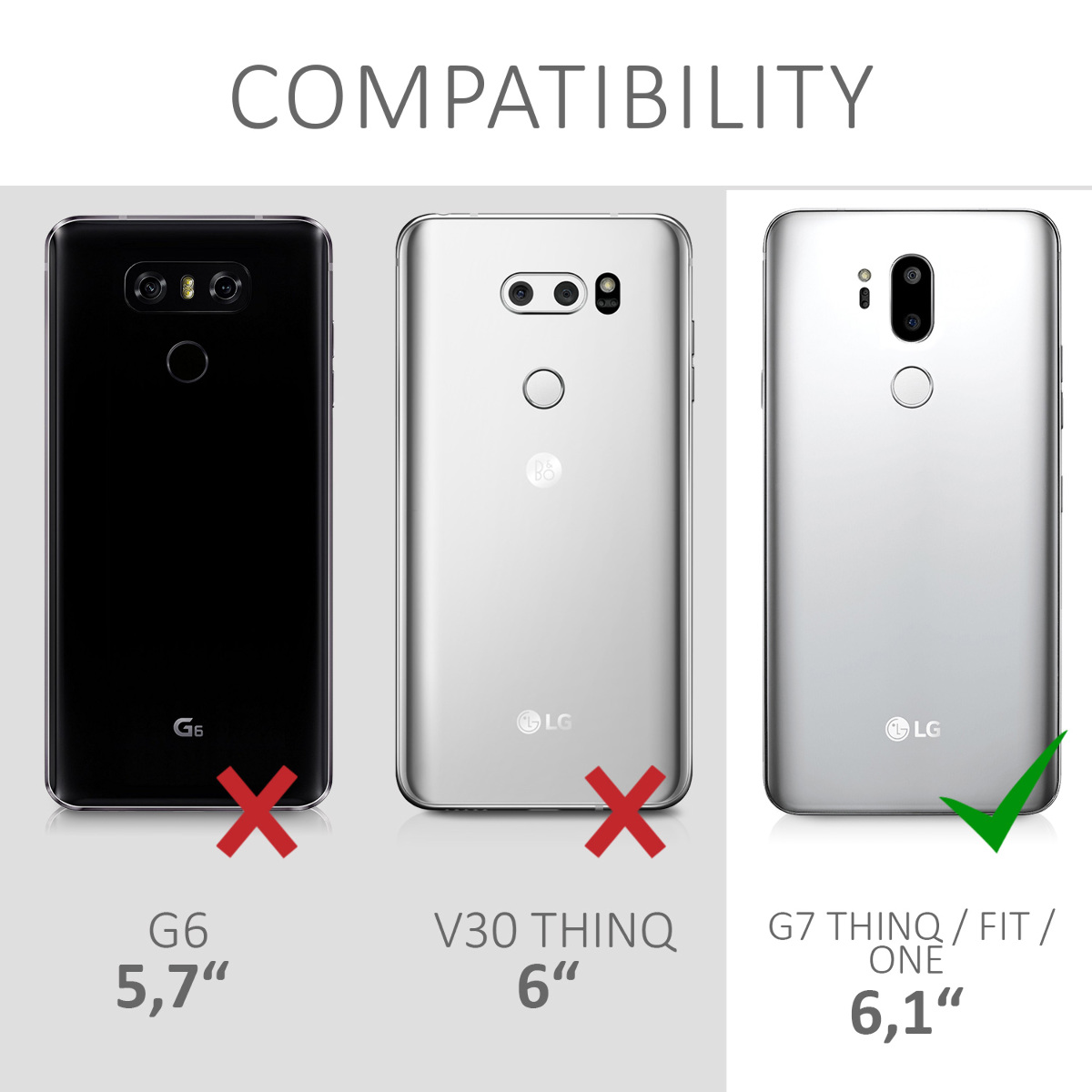Kryt na mobil LG G7 ThinQ / Fit / One kwmobile TPU metalický metalická petrolejová