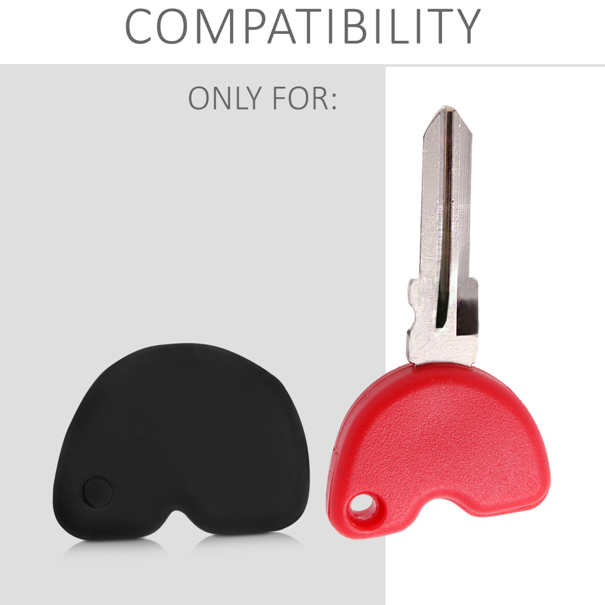 Pouzdro na klíč od auta Piaggio Vespa Motorcycle kwmobile - Soft Motorcycle Key Shell