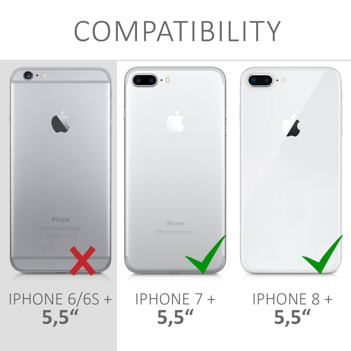 Silikonový kryt kwmobile pro Apple iPhone 7 Plus / iPhone 8 Plus - žlutá