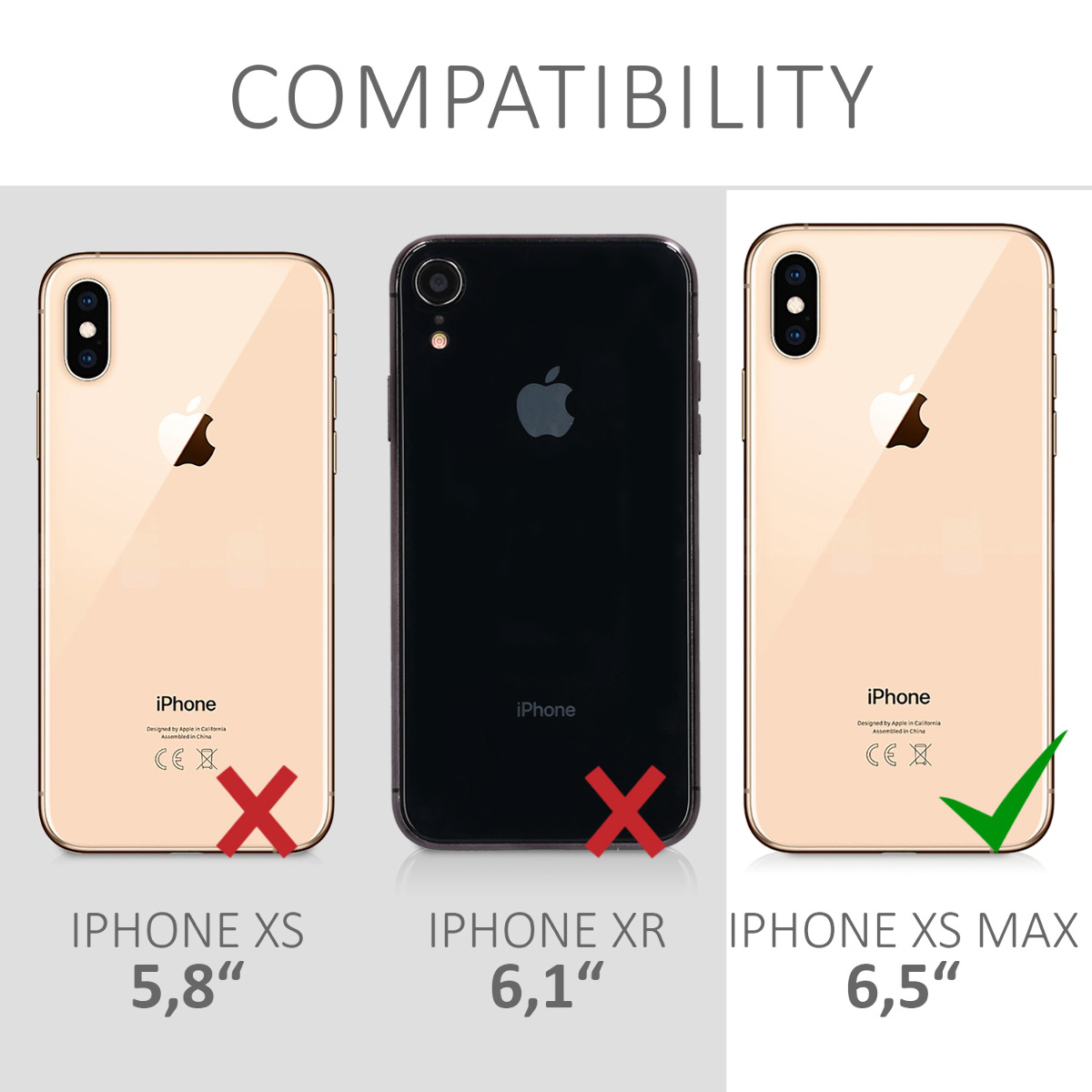 Silikonový kryt na mobil kwmobile pro Apple iPhone XS Max - námořnická modrá