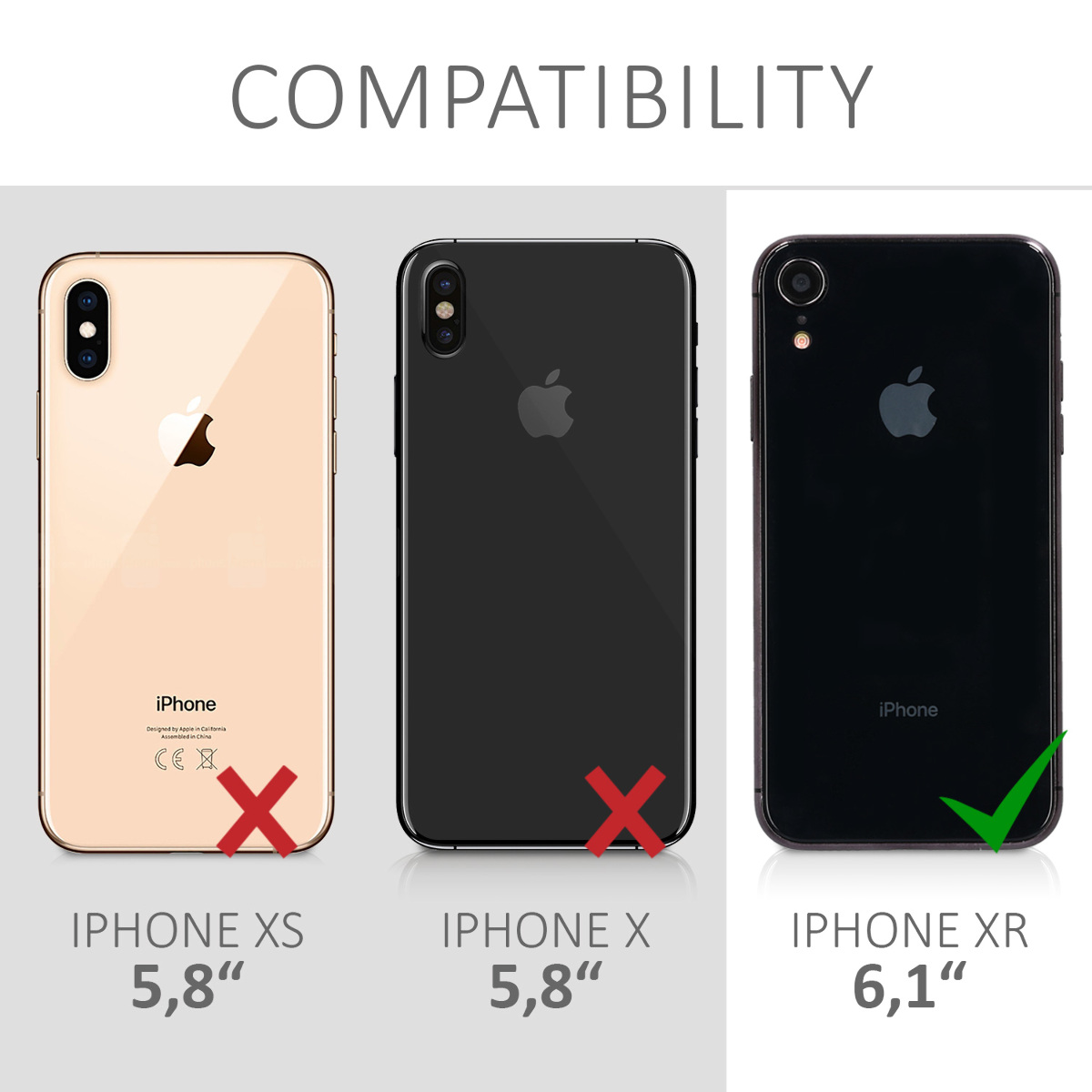 Čirý kryt na mobil kwmobile pro Apple iPhone XR - motiv basketbalista černá / bílá / čirá