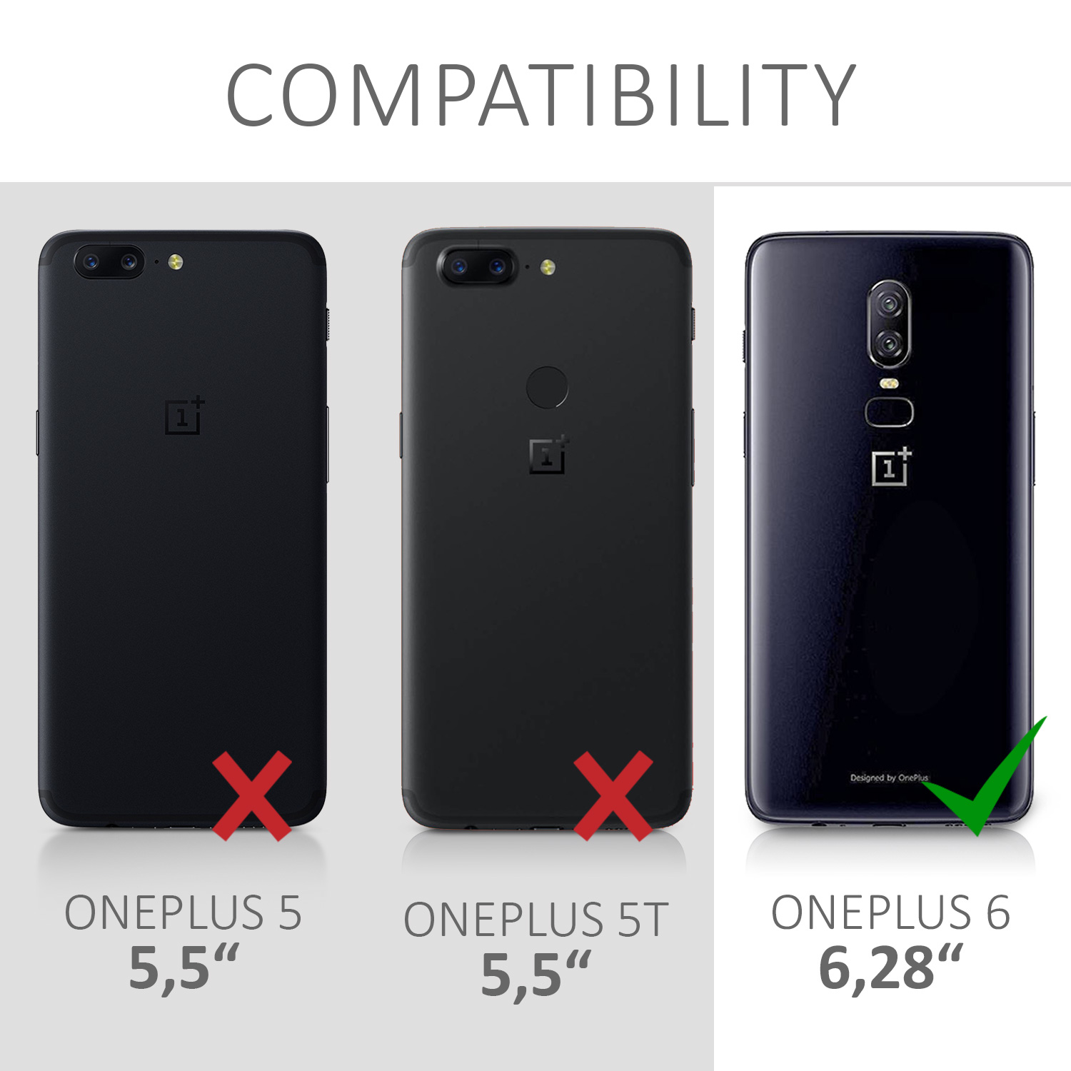 Kryt na mobil OnePlus 6 kwmobile TPU petrolejová matná