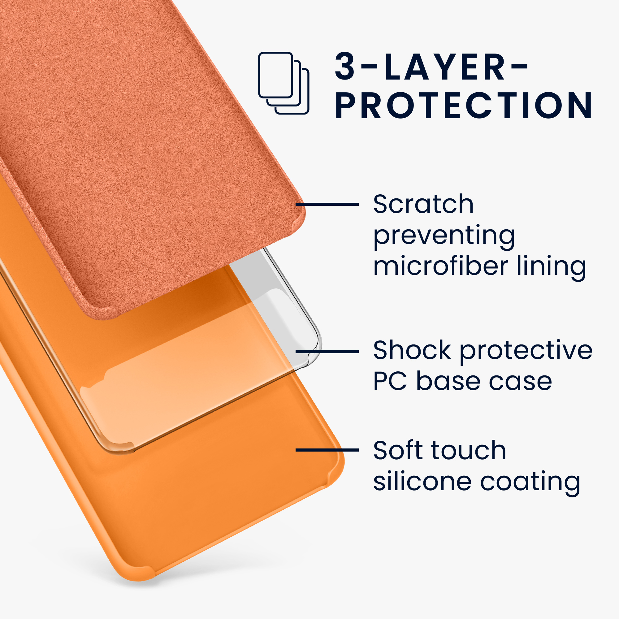 Kryt na mobil OnePlus 6 kwmobile TPU ovocná oranžová