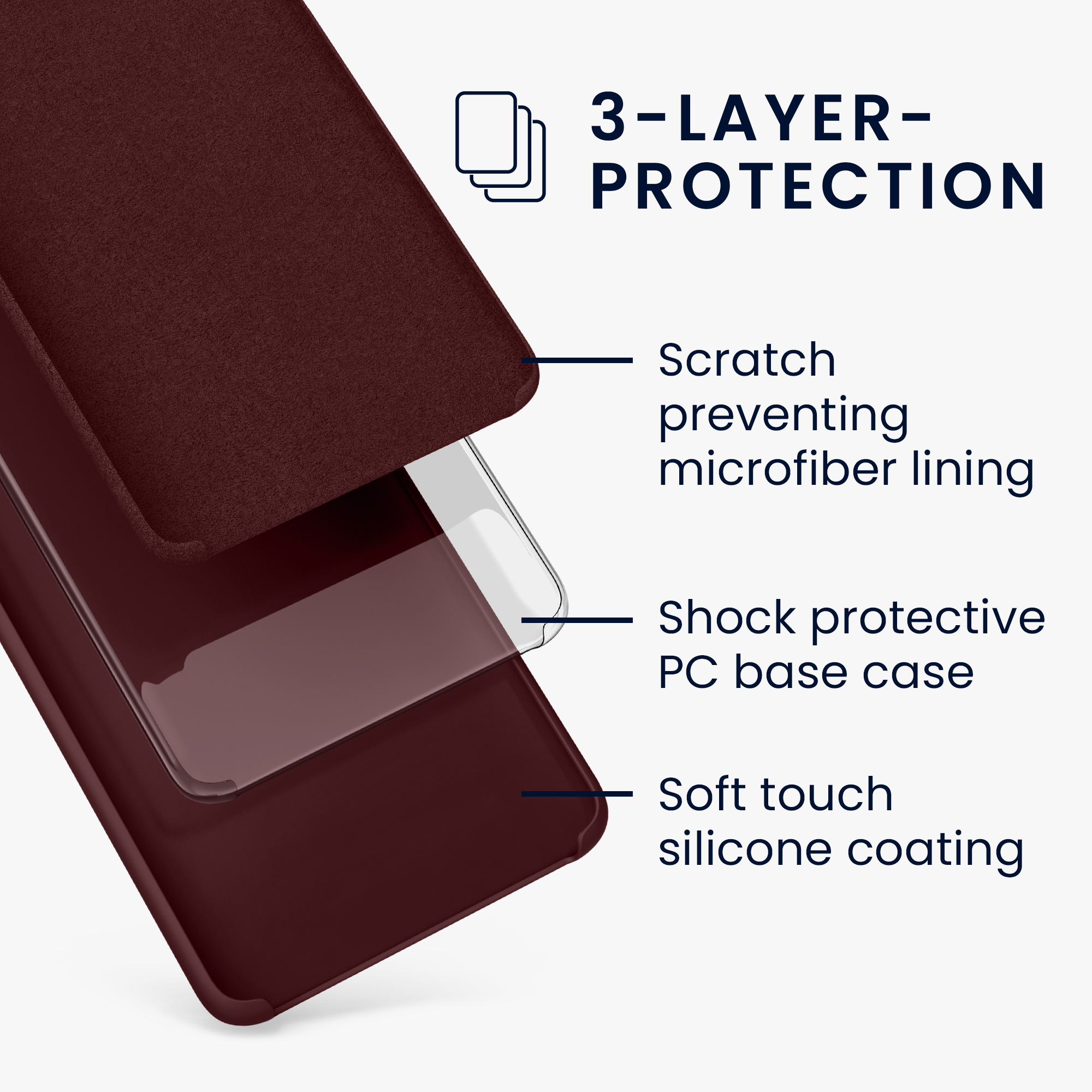 Kryt na mobil OnePlus 6 kwmobile TPU bordeaux fialová