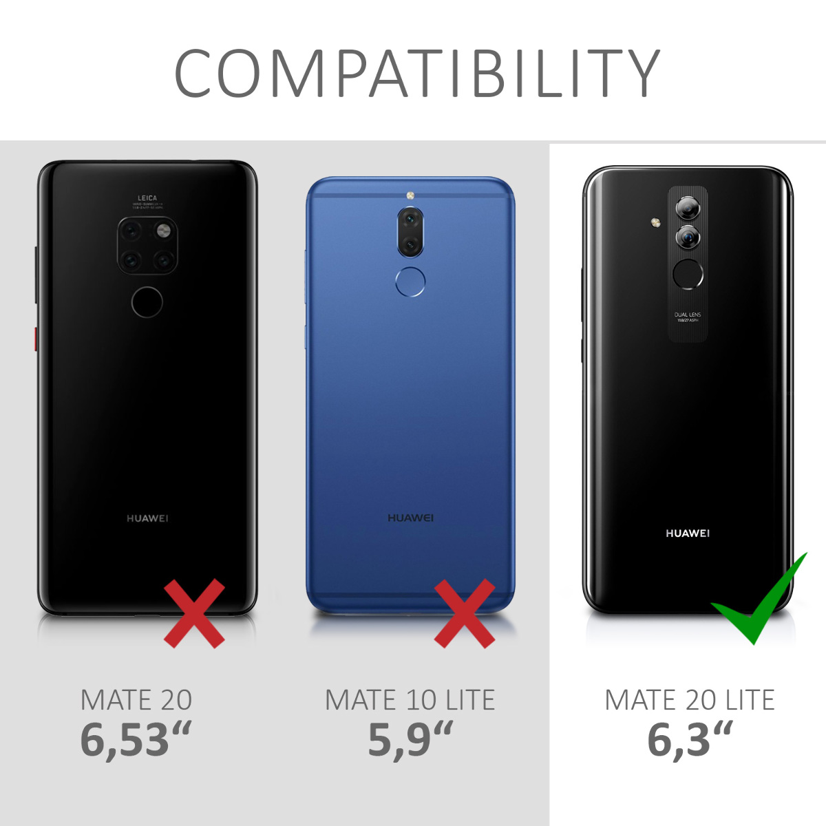 Pouzdro na tablet - Huawei Mate 20 Lite - kwmobile - černá