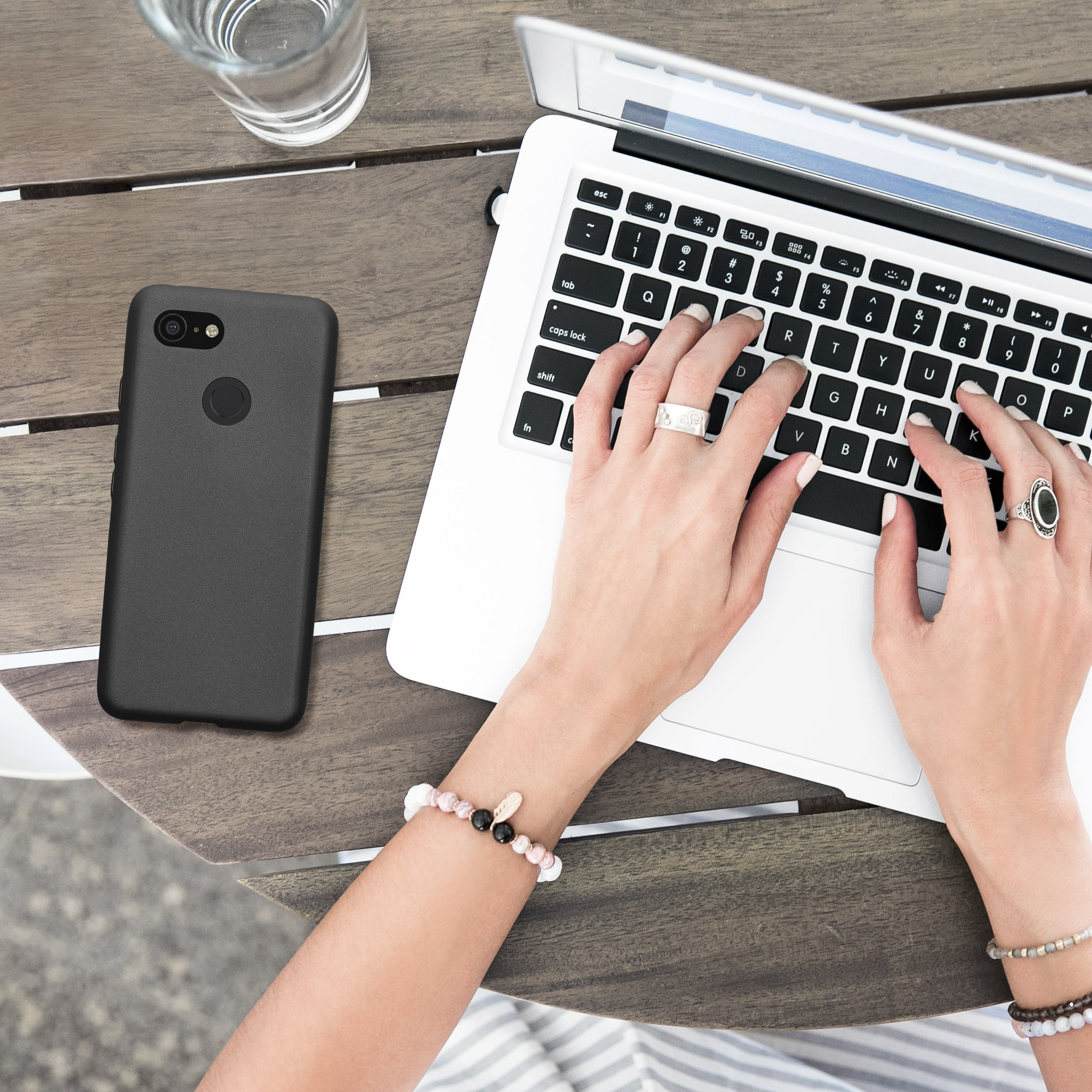 Silikonový kryt kwmobile pro Google Pixel 3 - metalická šedá