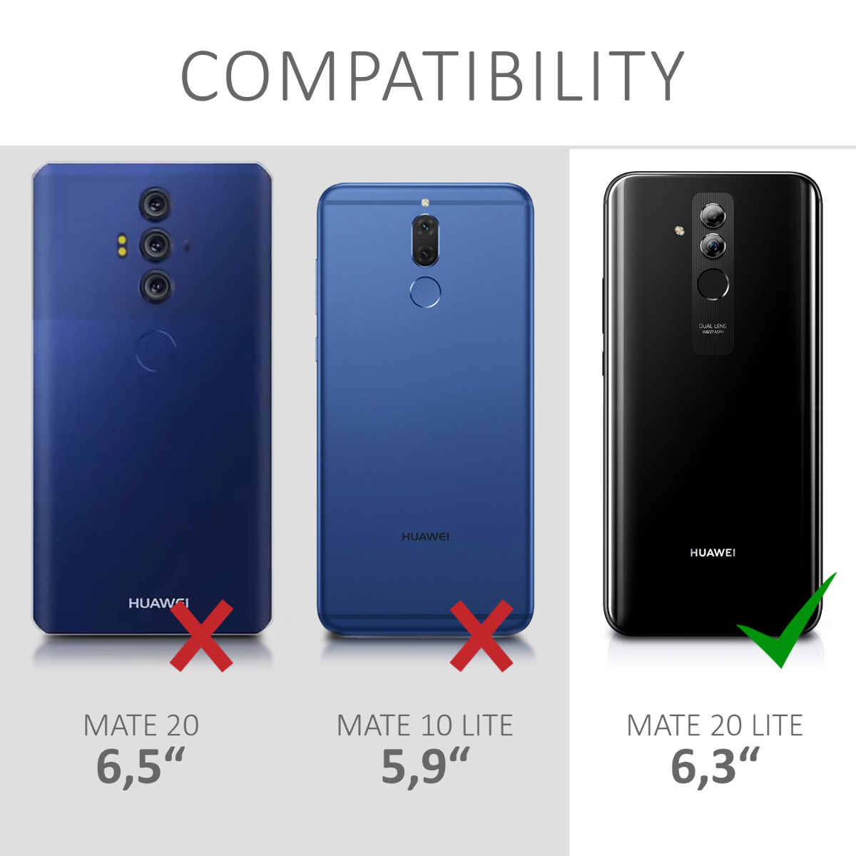 Pouzdro na tablet - Huawei Mate 20 Lite Case - kwmobile - modrá