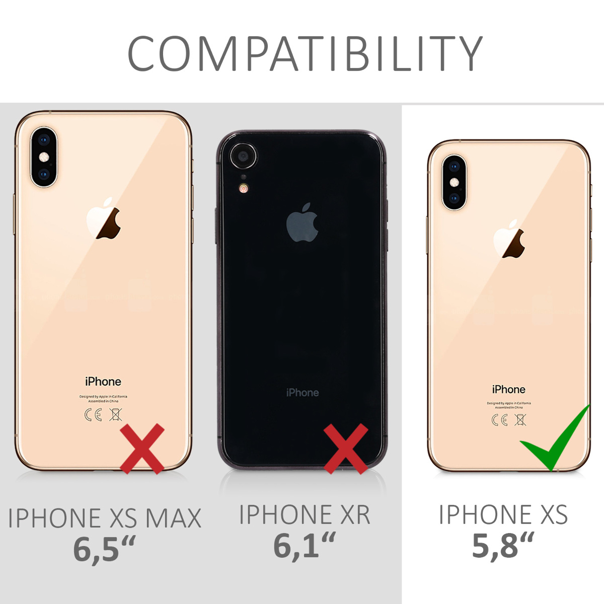 Silikonový kryt na mobil kwmobile pro Apple iPhone XS - vintage růžová