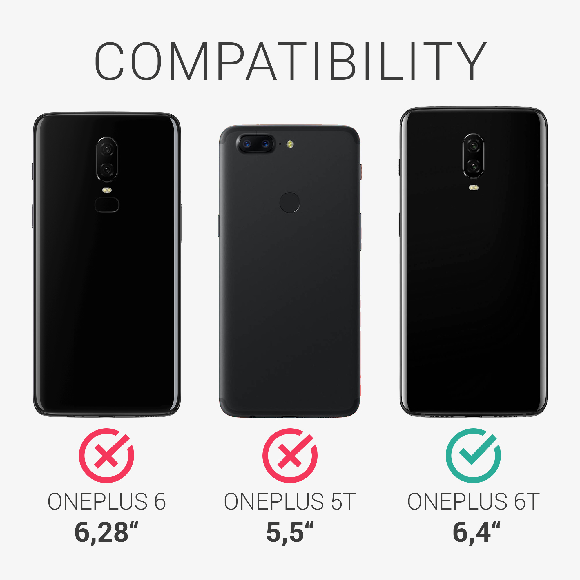 Kryt na mobil OnePlus 6T kwmobile TPU černá