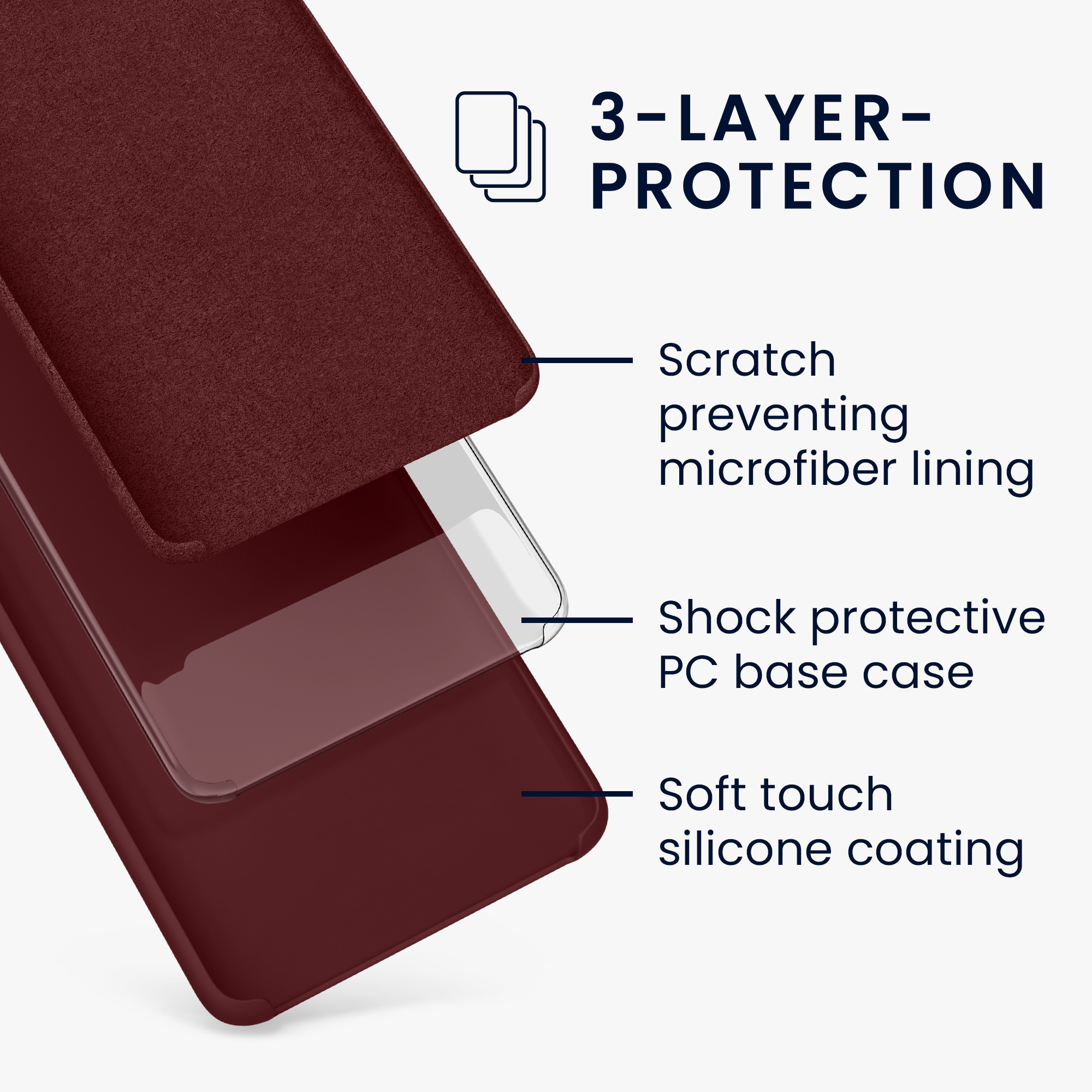 Kryt na mobil OnePlus 6T kwmobile TPU bordeaux fialová