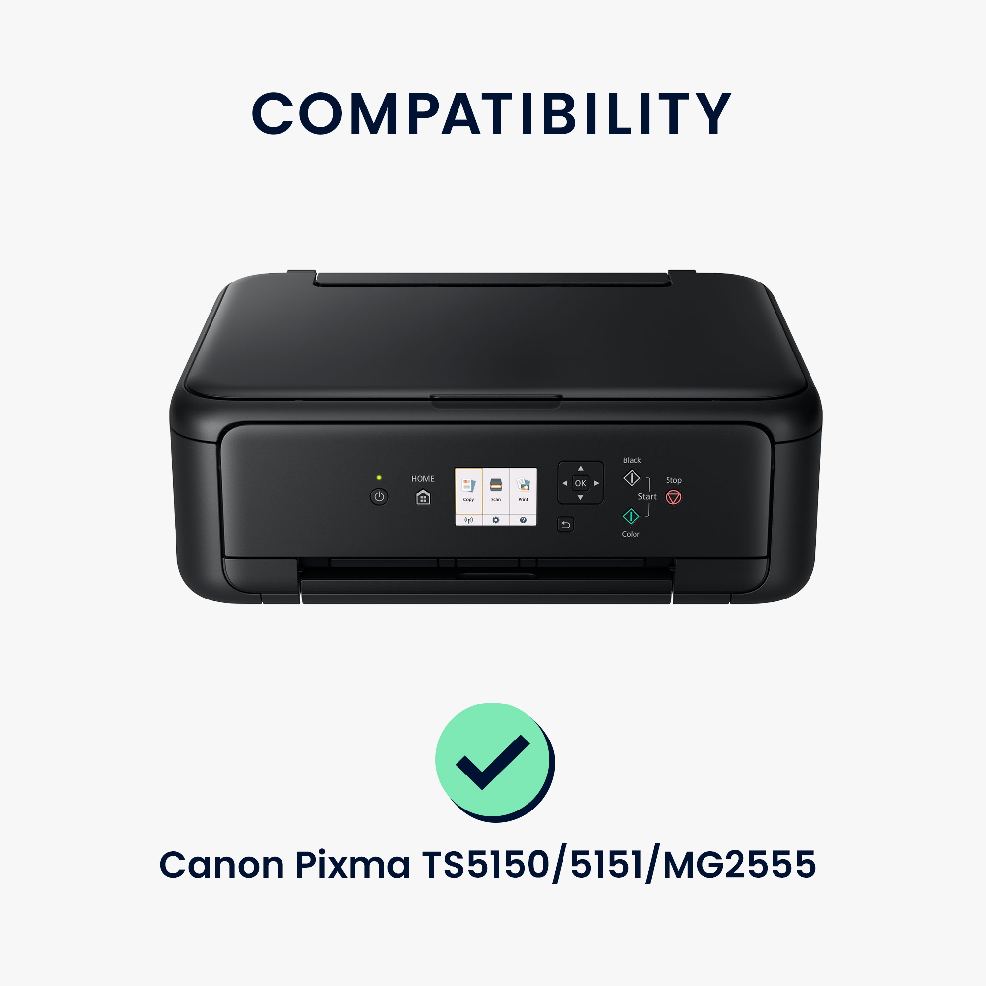 Ochranný obal Canon Pixma TS5150 kwmobile tmavě šedé
