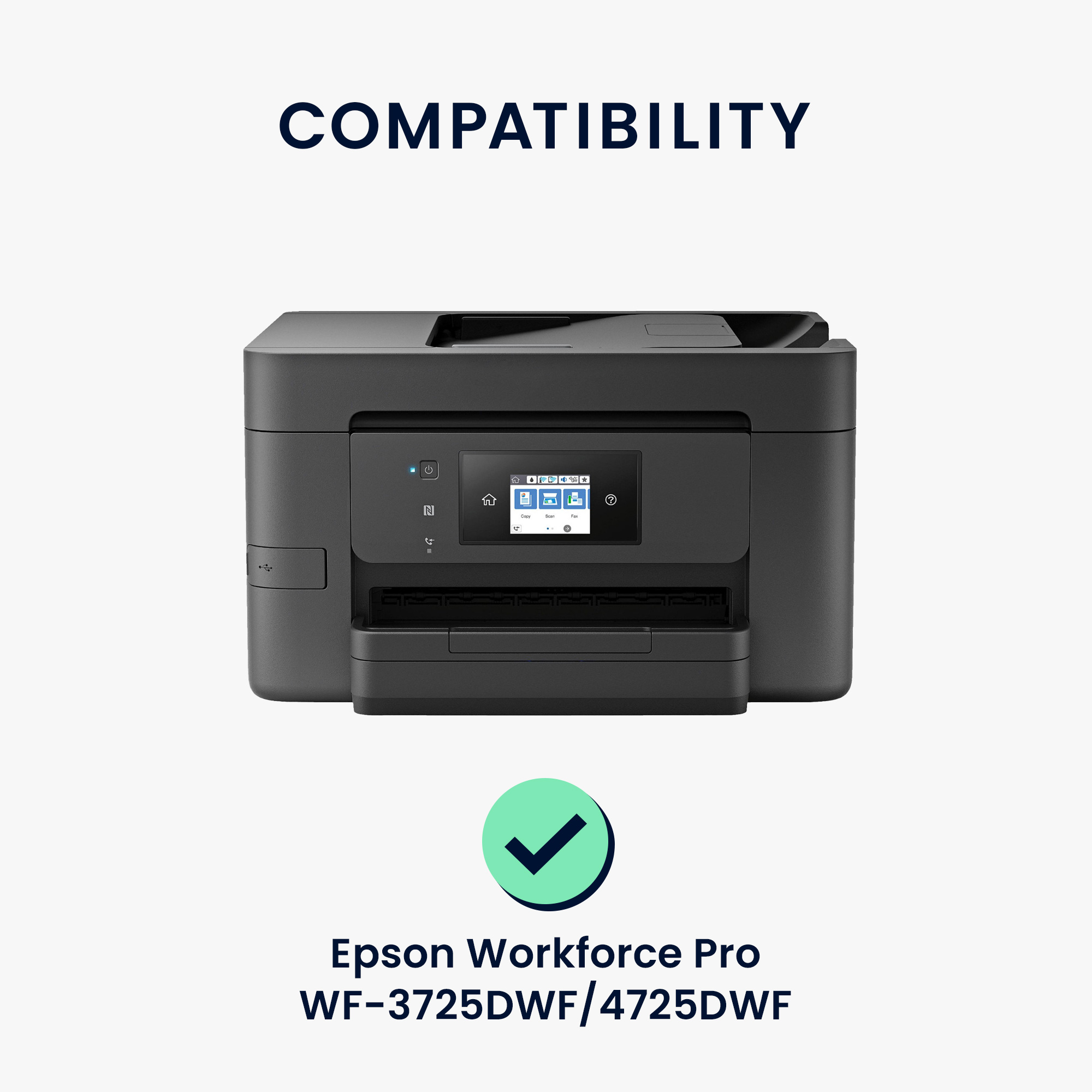 Ochranný obal na tiskárnu Epson WorkForce Pro WF-3725DWF černé