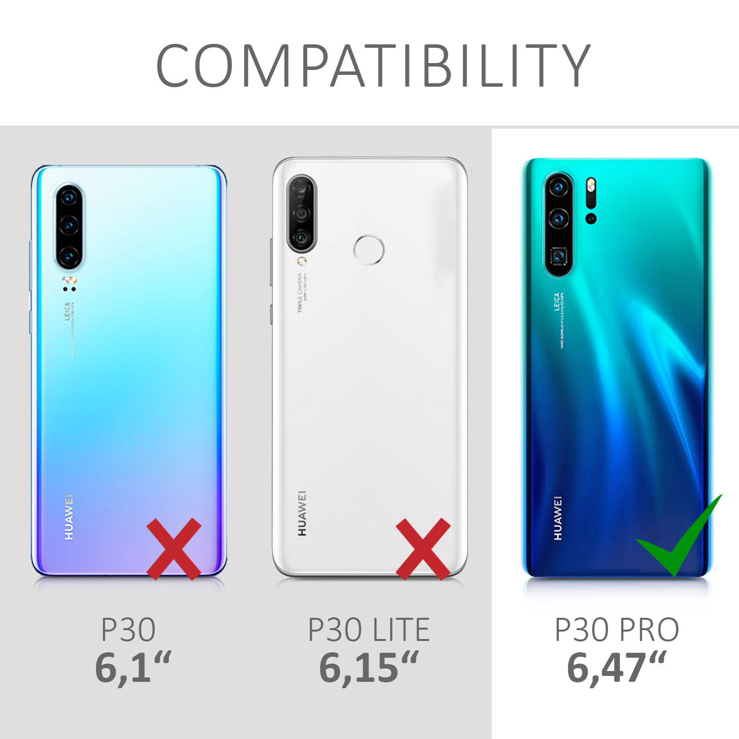 Kryt na mobil Huawei P30 Pro kwmobile - baltská modrá