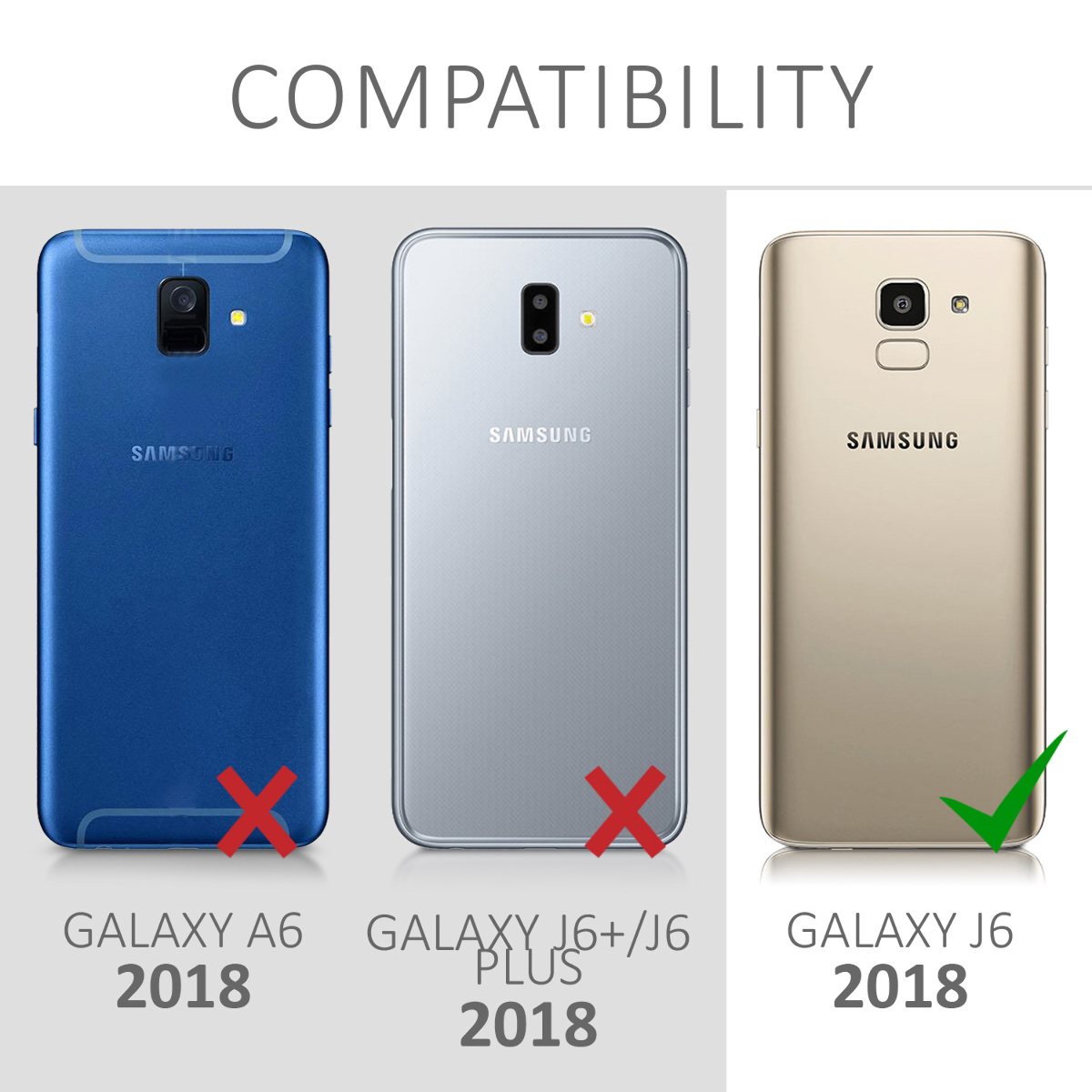 Kryt na mobil Samsung Galaxy J6 kwmobile TPU transparentní