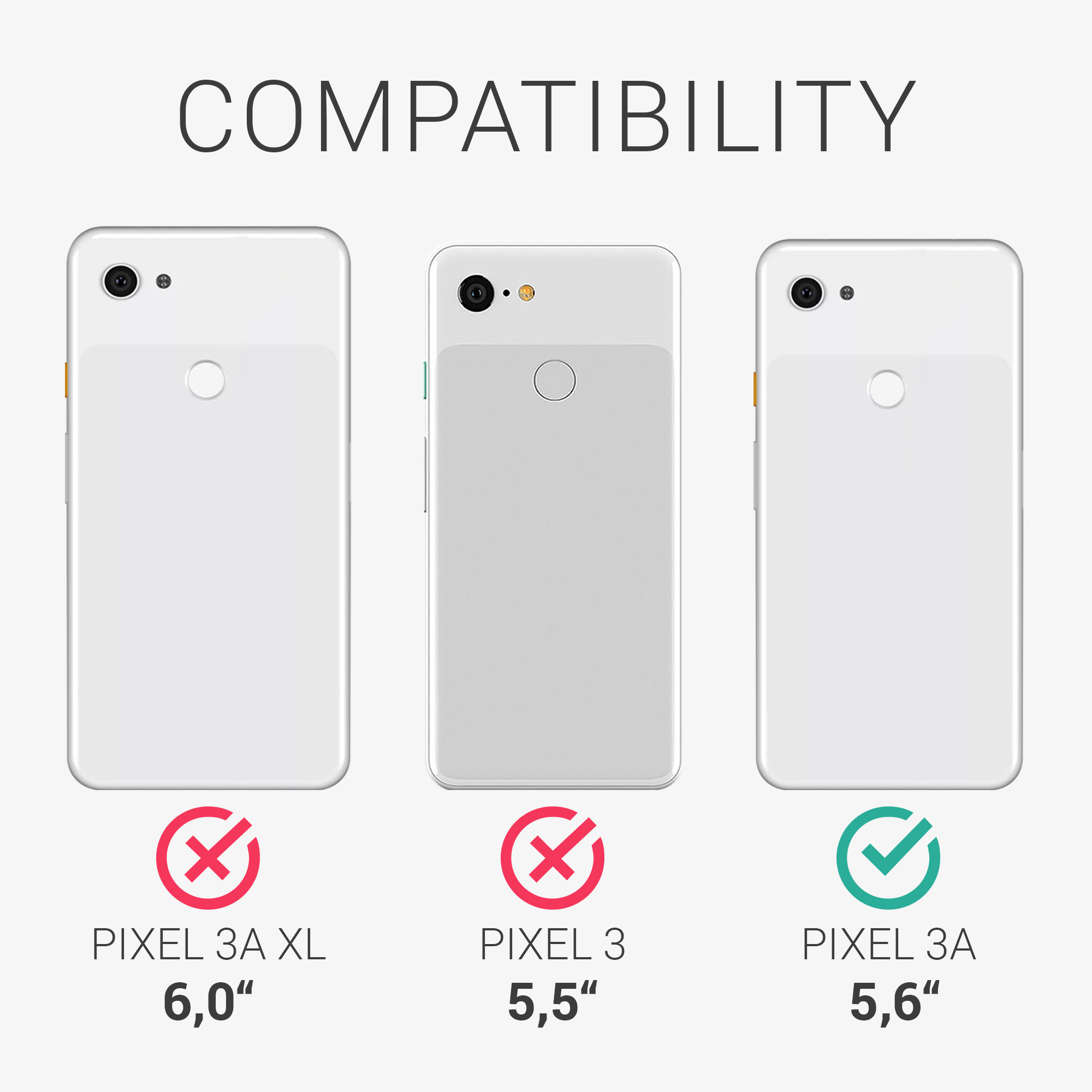Zadní kryt kwmobile pro Google Pixel 3a - modrozelená