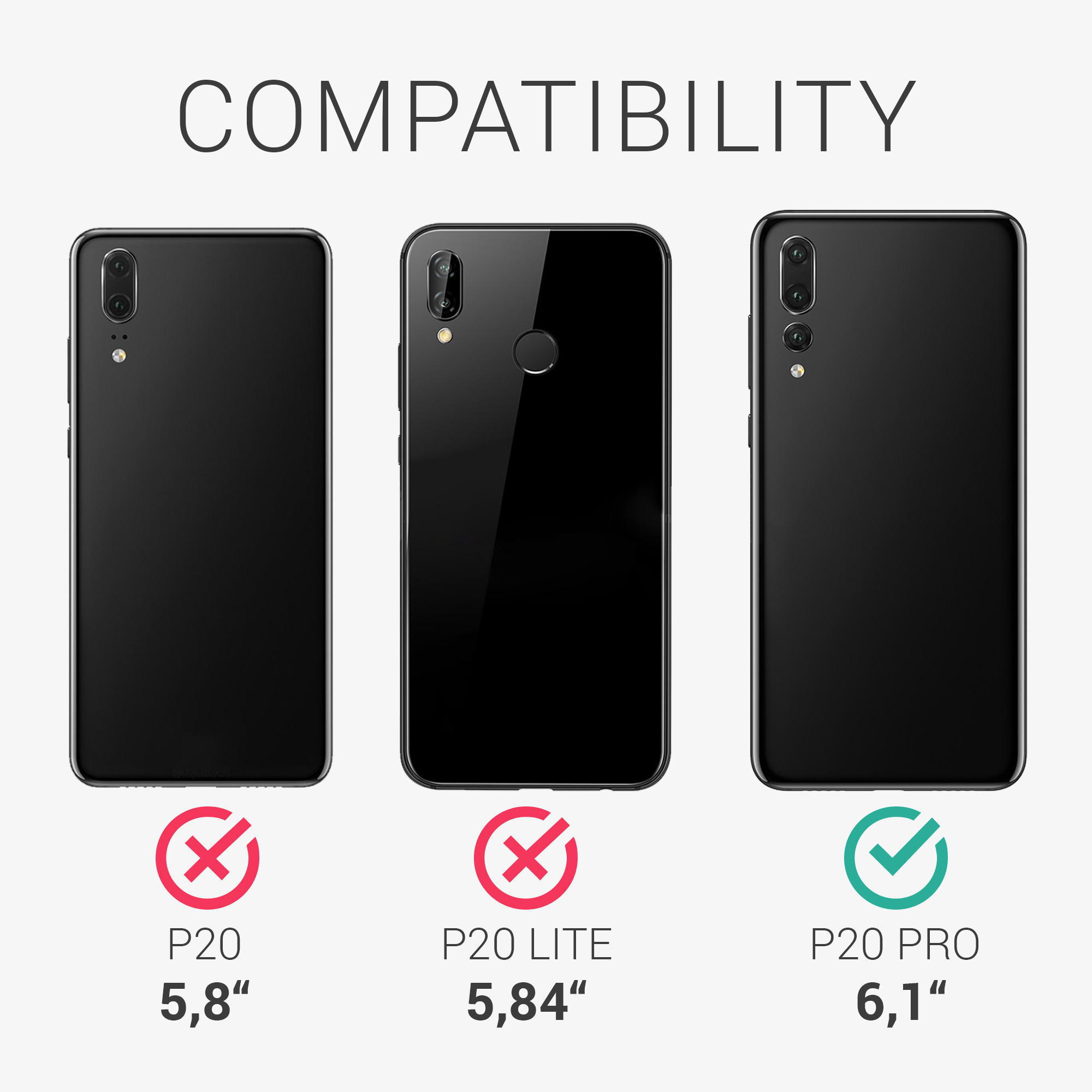 Kryt kwmobile Huawei P20 Pro, arktická noc
