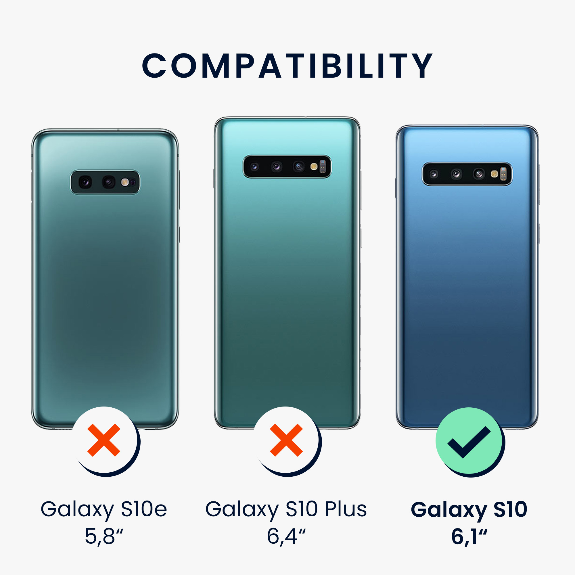 Kryt na mobil Samsung Galaxy S10 kwmobile TPU modrý