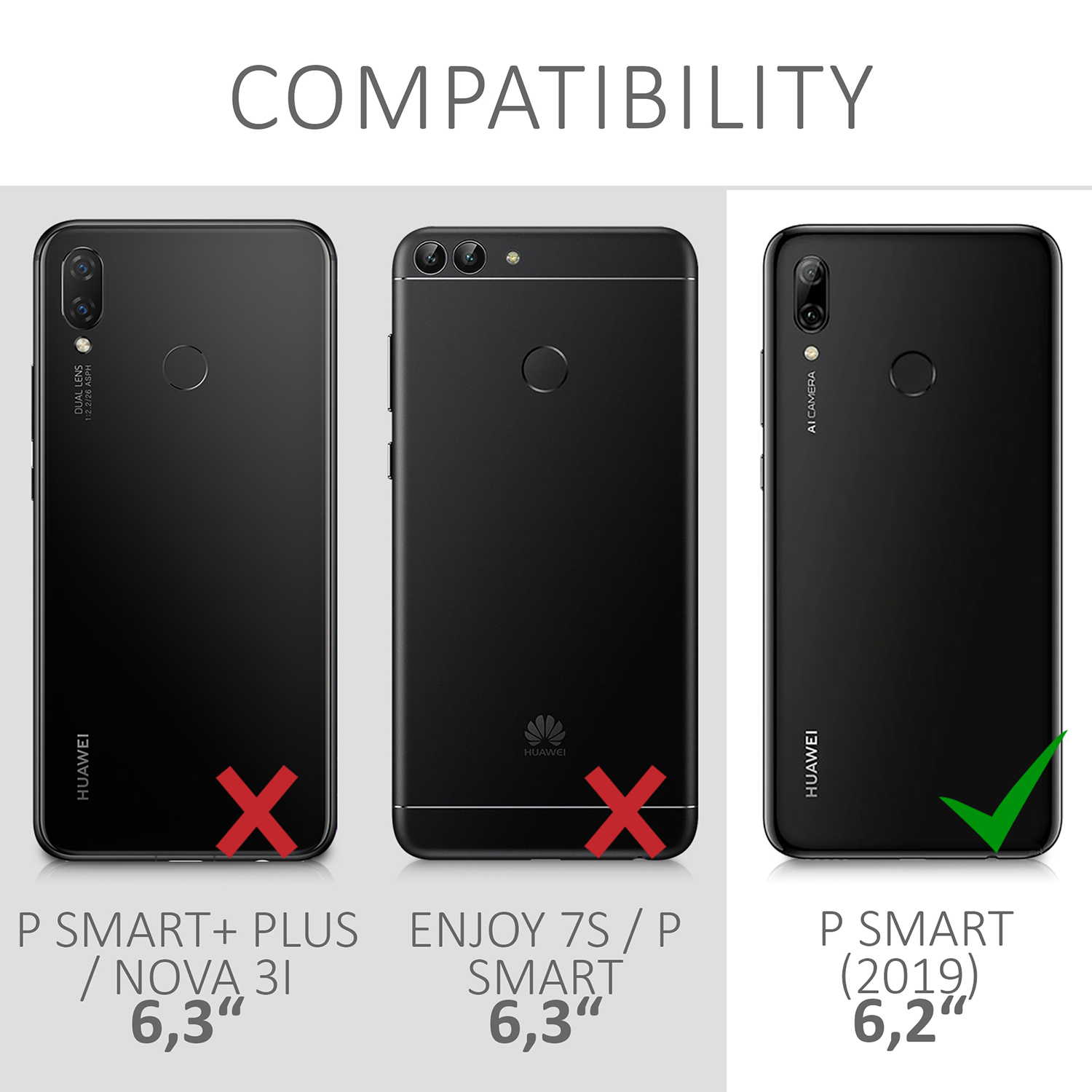 Kryt kwmobile pro Huawei P Smart (2019), granátově červená