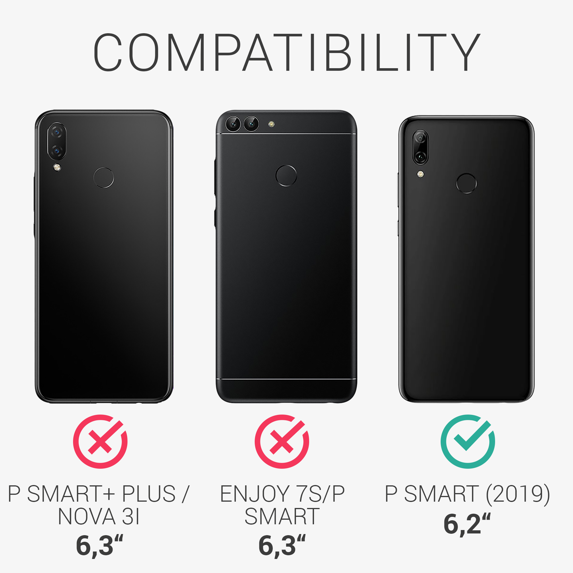Kryt kwmobile pro Huawei P Smart (2019), vínově fialová