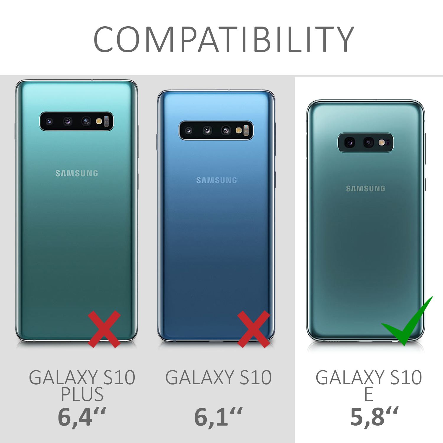 Kryt na mobil Samsung Galaxy S10e kwmobile TPU světle levandulový