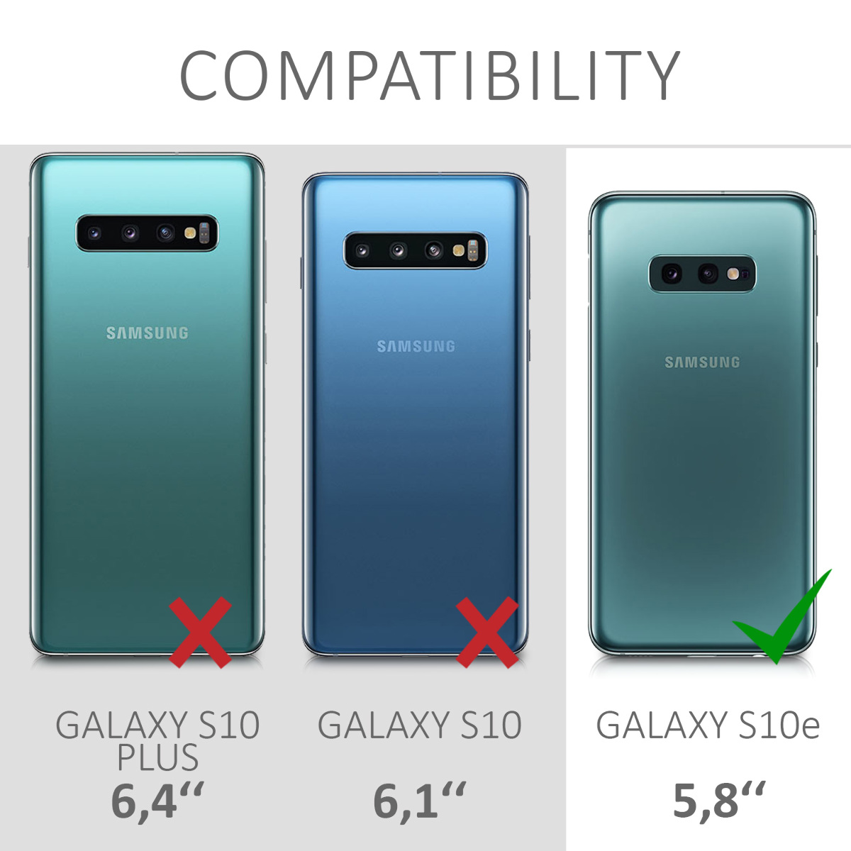Kryt na mobil Samsung Galaxy S10e kwmobile TPU Mint Matte