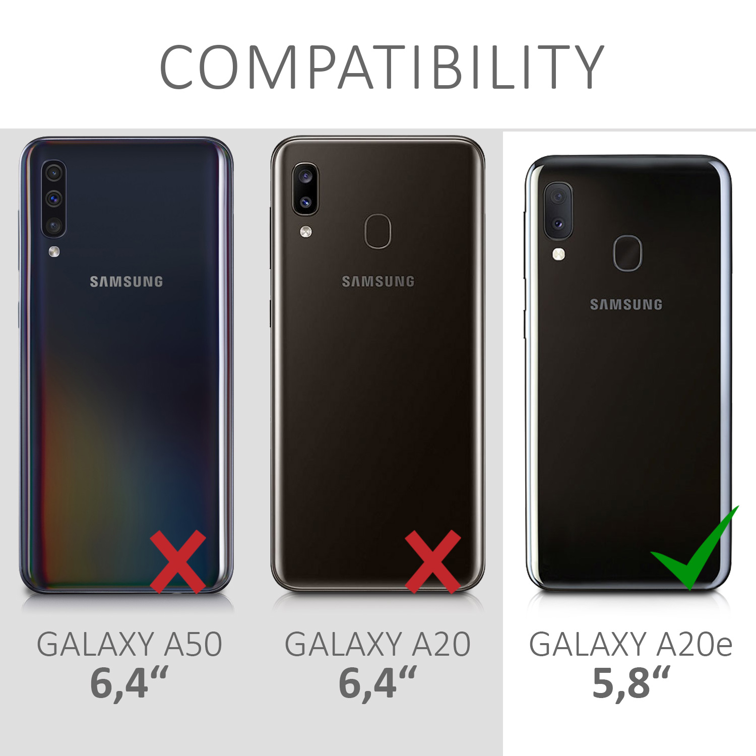 Kryt na mobil Samsung Galaxy A20e kwmobile TPU Winter Rose