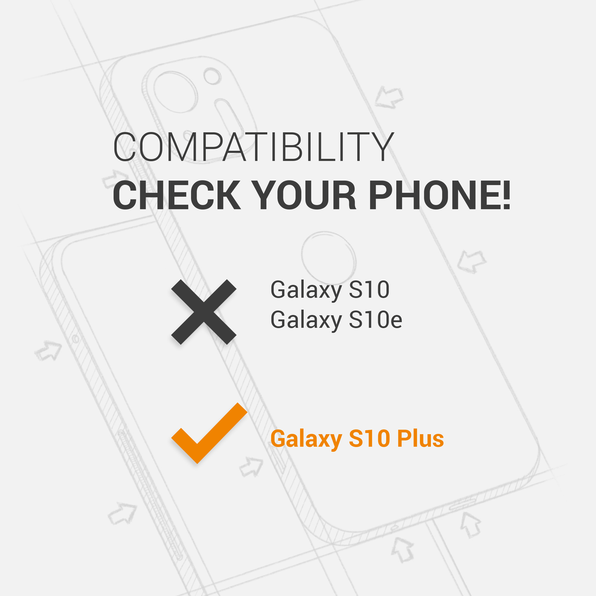 Kryt na mobil Samsung Galaxy S10 Plus / S10+ kwmobile TPU tmavě břidlicový