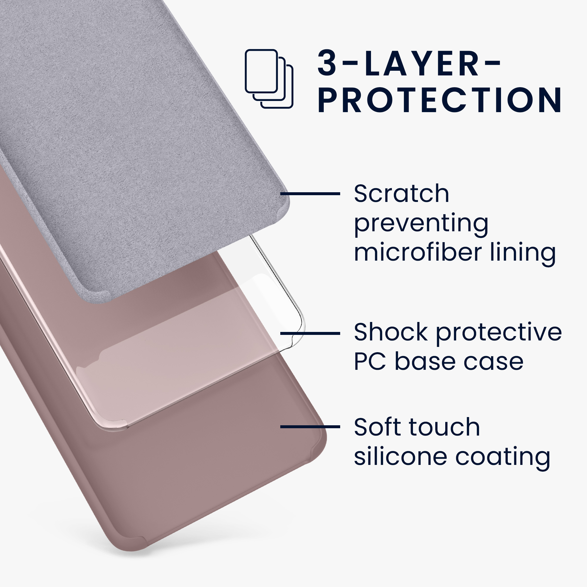 Kryt na mobil Samsung Galaxy S10 Plus / S10+ kwmobile TPU nude lila