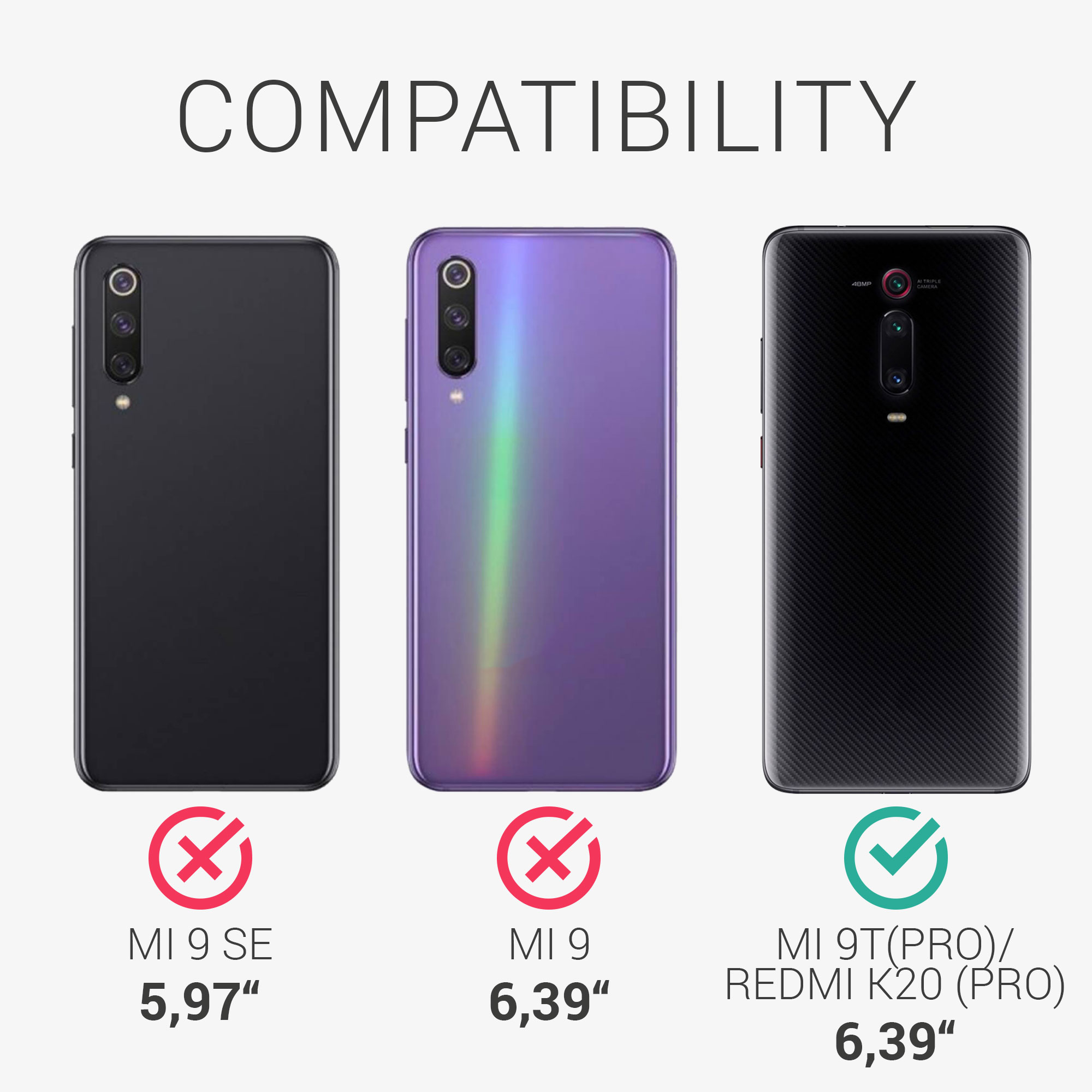 Kryt kwmobile Xiaomi Mi 9T (Pro) / Redmi K20 (Pro),