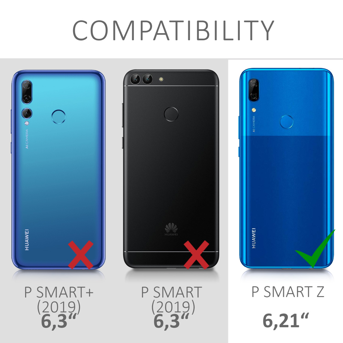 Kryt kwmobile pro Huawei P Smart Z, matná mint