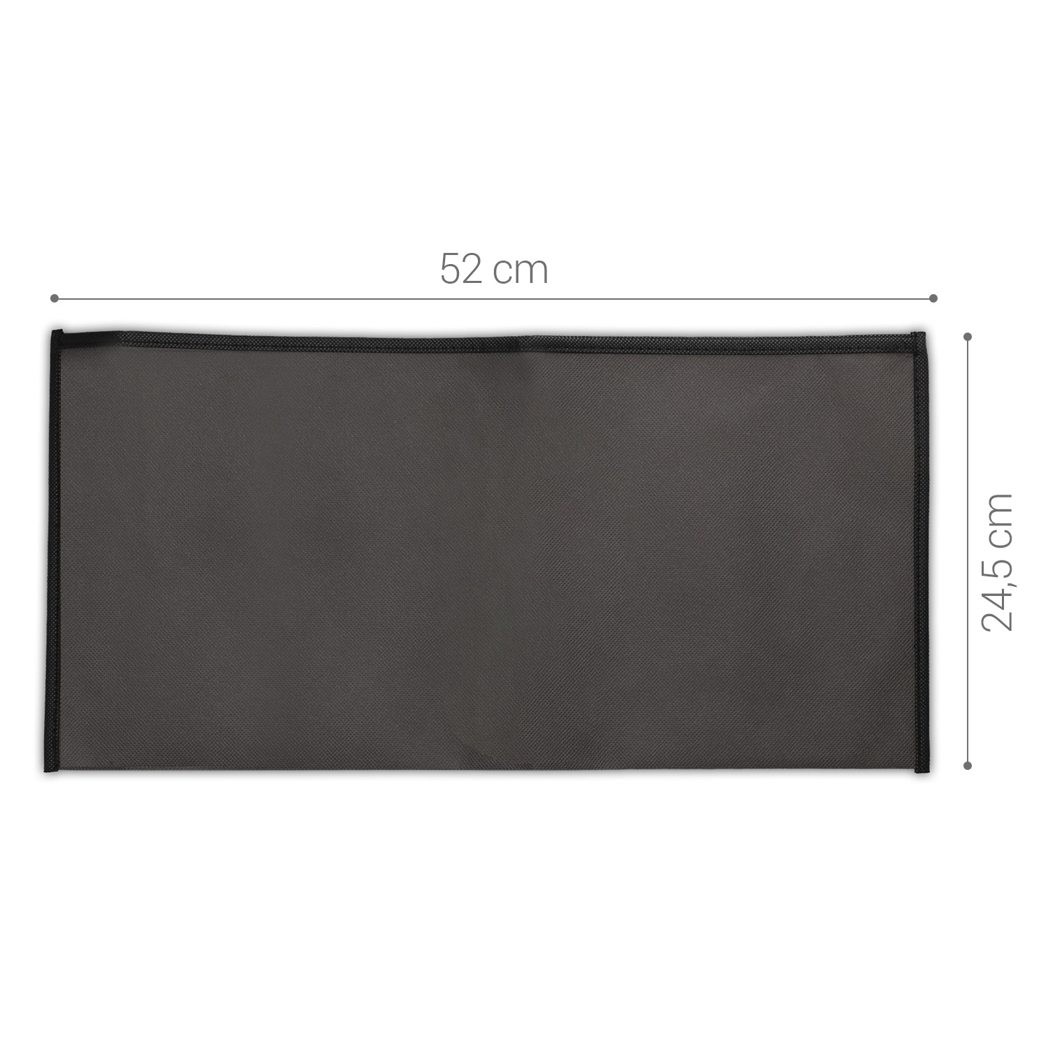 Obal proti prachu na klávesnici kwmobile pro Universal Keyboard (L) - dark grey