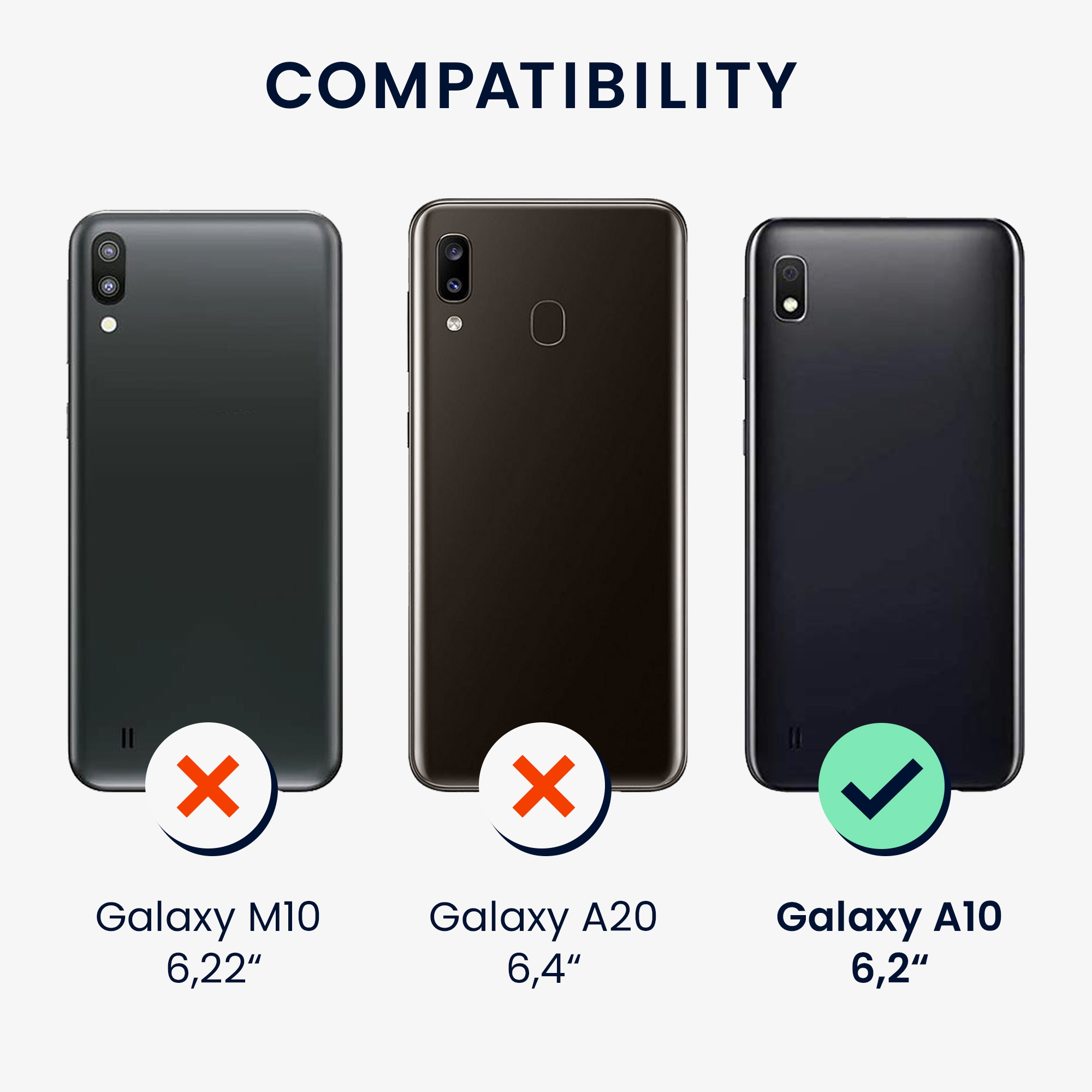 Kryt na mobil Samsung Galaxy A10 kwmobile TPU vínově fialový