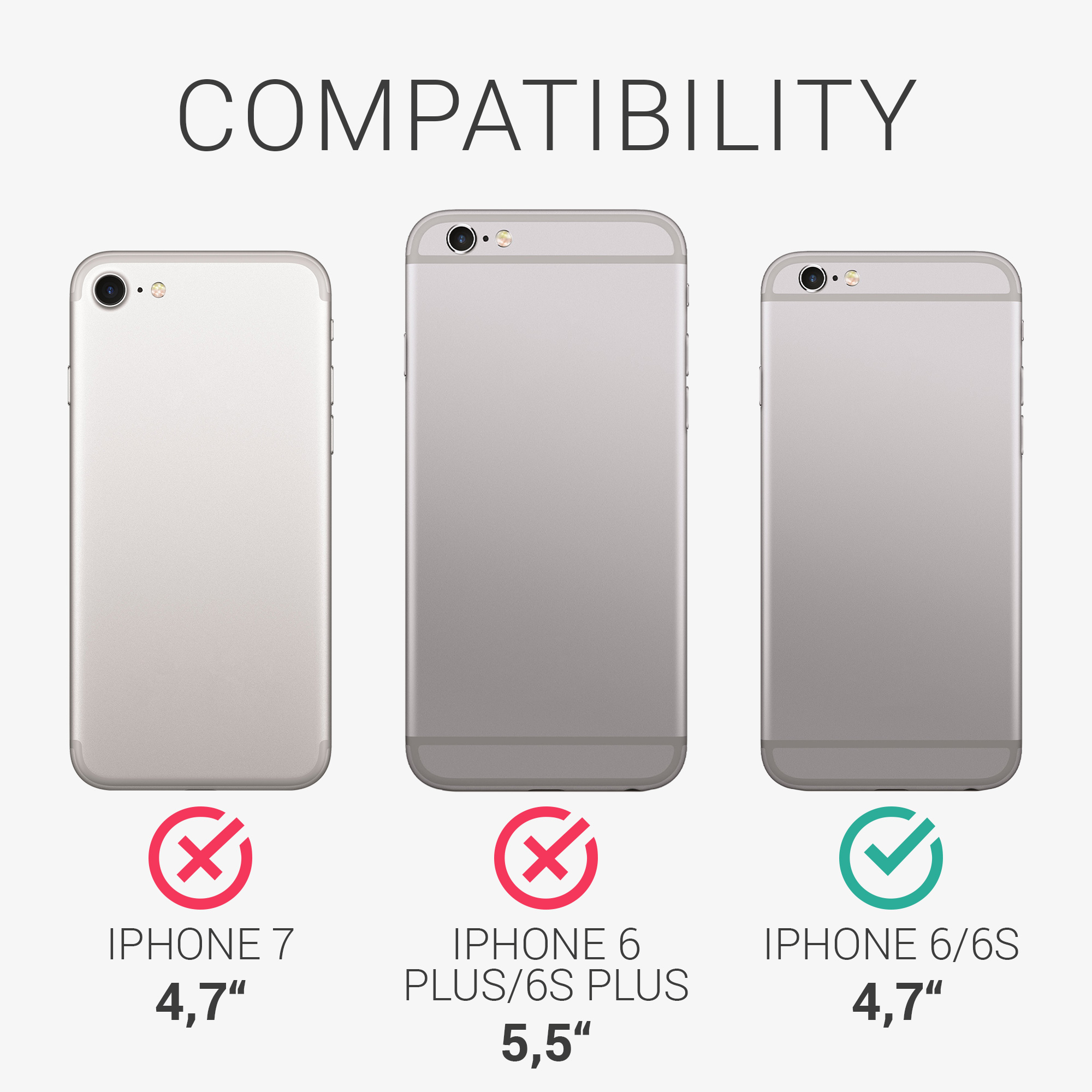 Silikonový kryt kwmobile pro Apple iPhone 6 / 6S - modrá