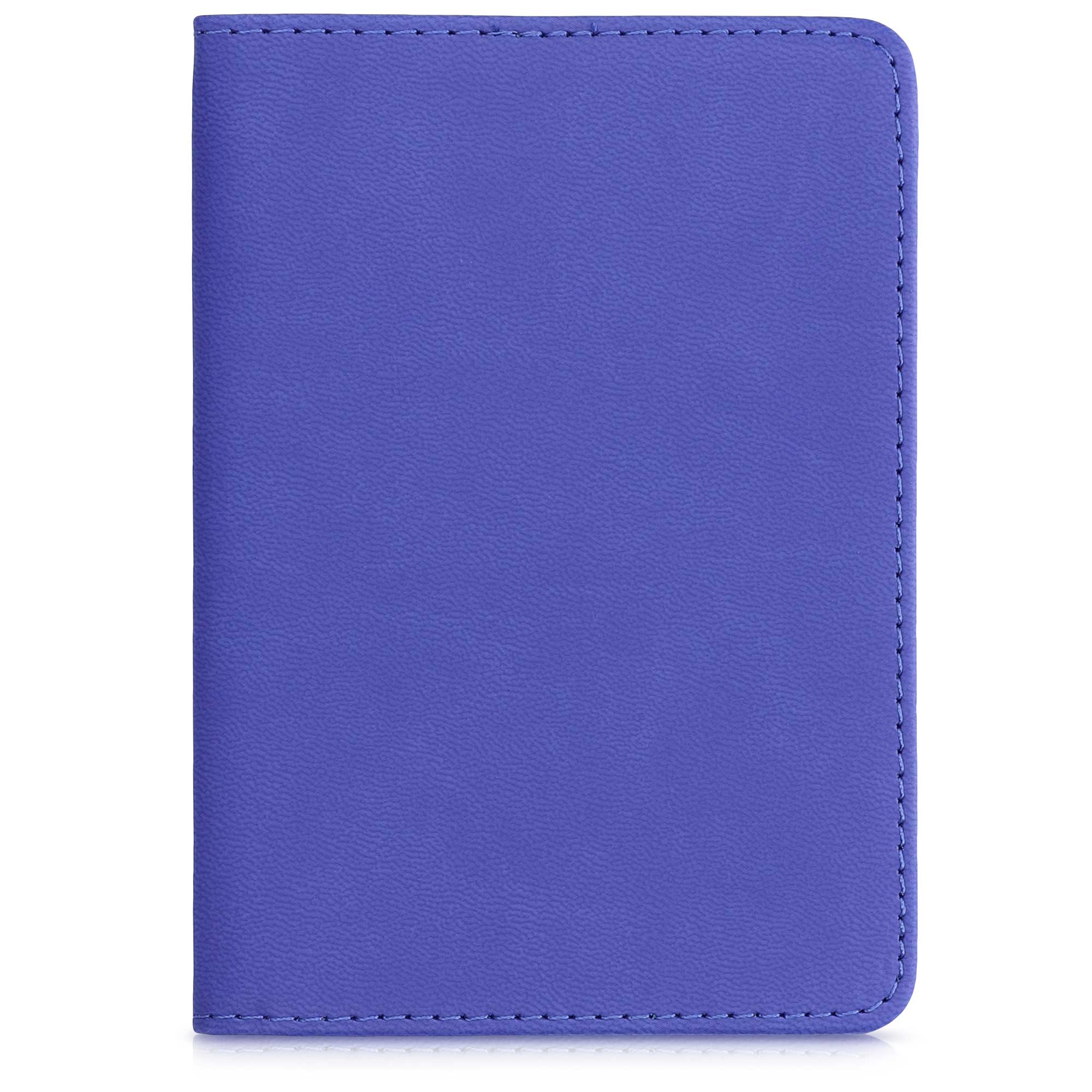 Obal na doklady od auta kwmobile 12 x 17,5 cm / 9,2 x 13 cm PU kůže - baltská modrá