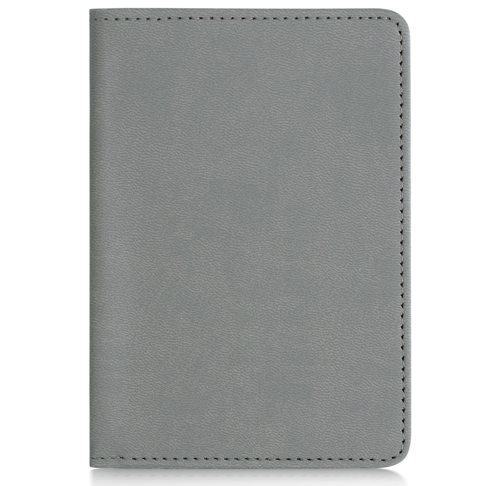 Obal na doklady od auta kwmobile PU kůže - 12 × 17,5 cm otevřené / 9,2 × 13 cm složené - světle šedá