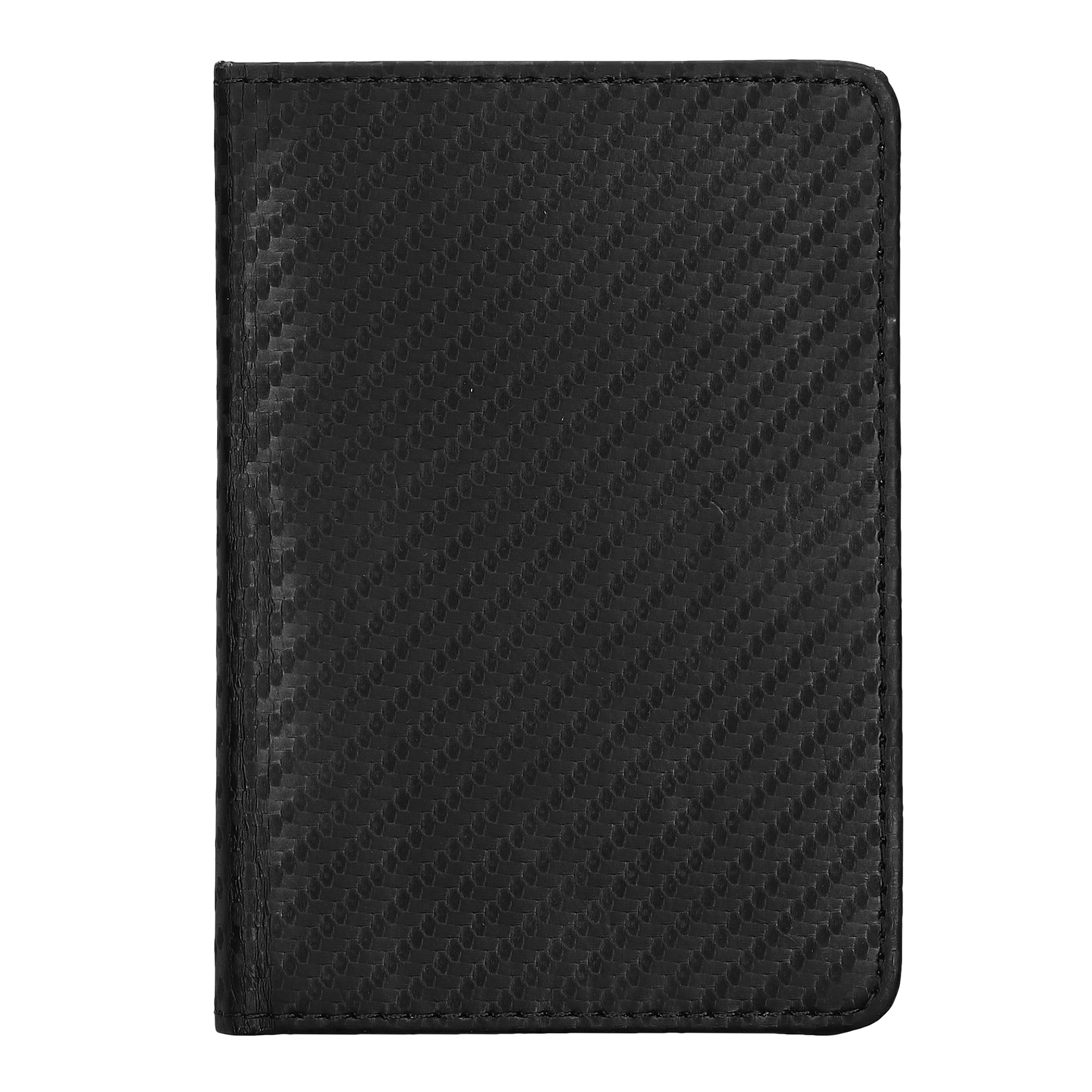 Obal na doklady od auta kwmobile 12 x 17,5 cm / 9,2 x 13 cm PU kůže motiv carbon - černo-červená