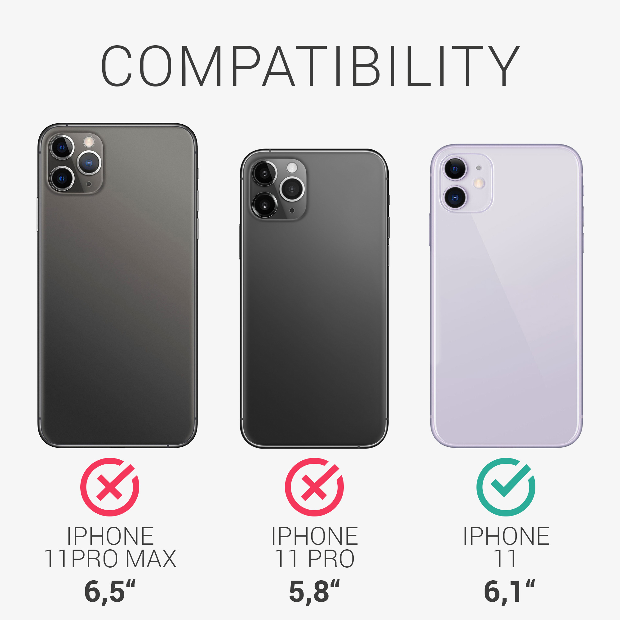 Kryt na mobil kwmobile iPhone 11 Case - matná bílá