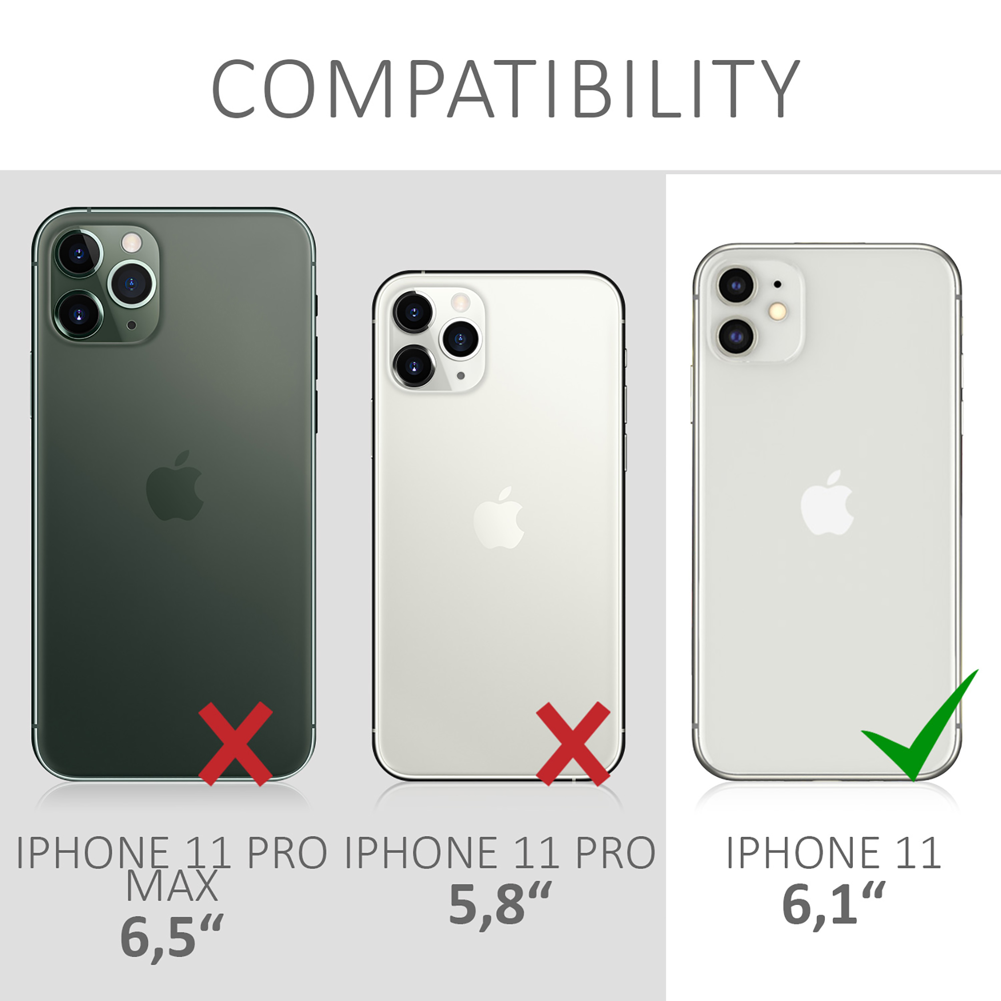 Kryt na mobil kwmobile iPhone 11 Case - matná černá